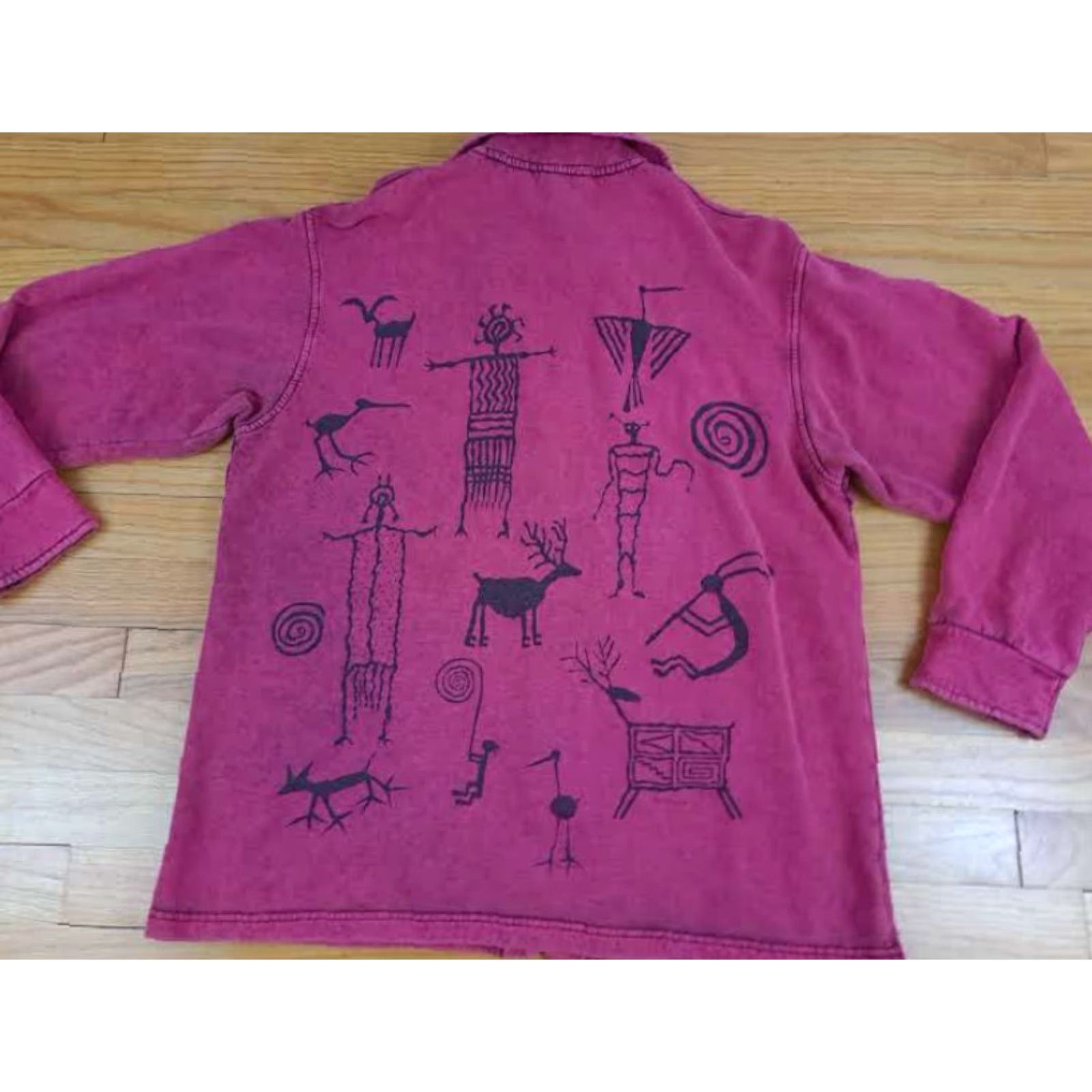 Vintage VINTAGE Bfofo Shirt Cotton Button-Up Canvas Long Sleeve Purple 25in 22in pit to pit Women Size S / US 4 / IT 40 - 7 Thumbnail