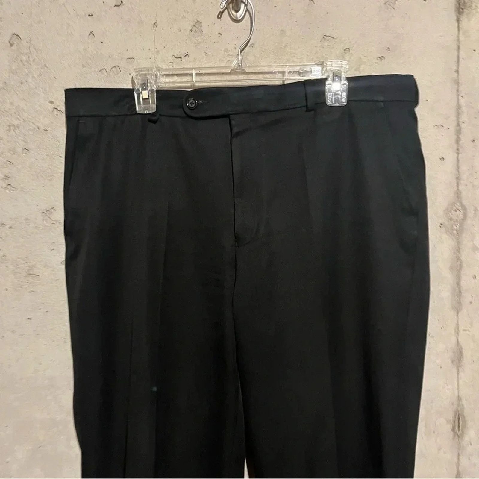 Other Mens Northern Comfort Black Dress Pants (Flat Front) 38x34 Size US 38 / EU 54 - 2 Thumbnail