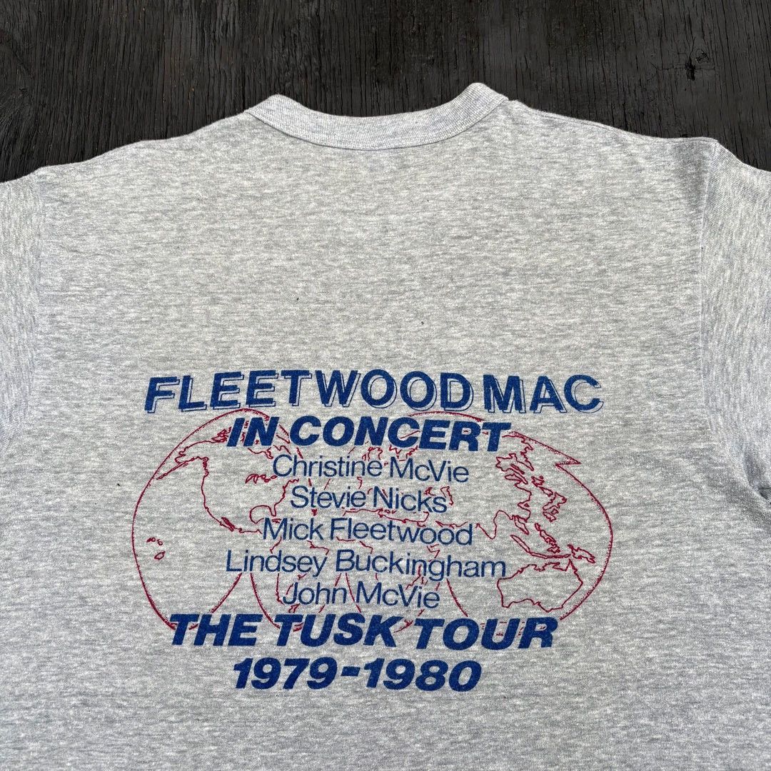 Hanes × Vintage Fleetwood Mac 1979 70s Vintage Band Tour USA Made T-Shirt Size US M / EU 48-50 / 2 - 5 Thumbnail