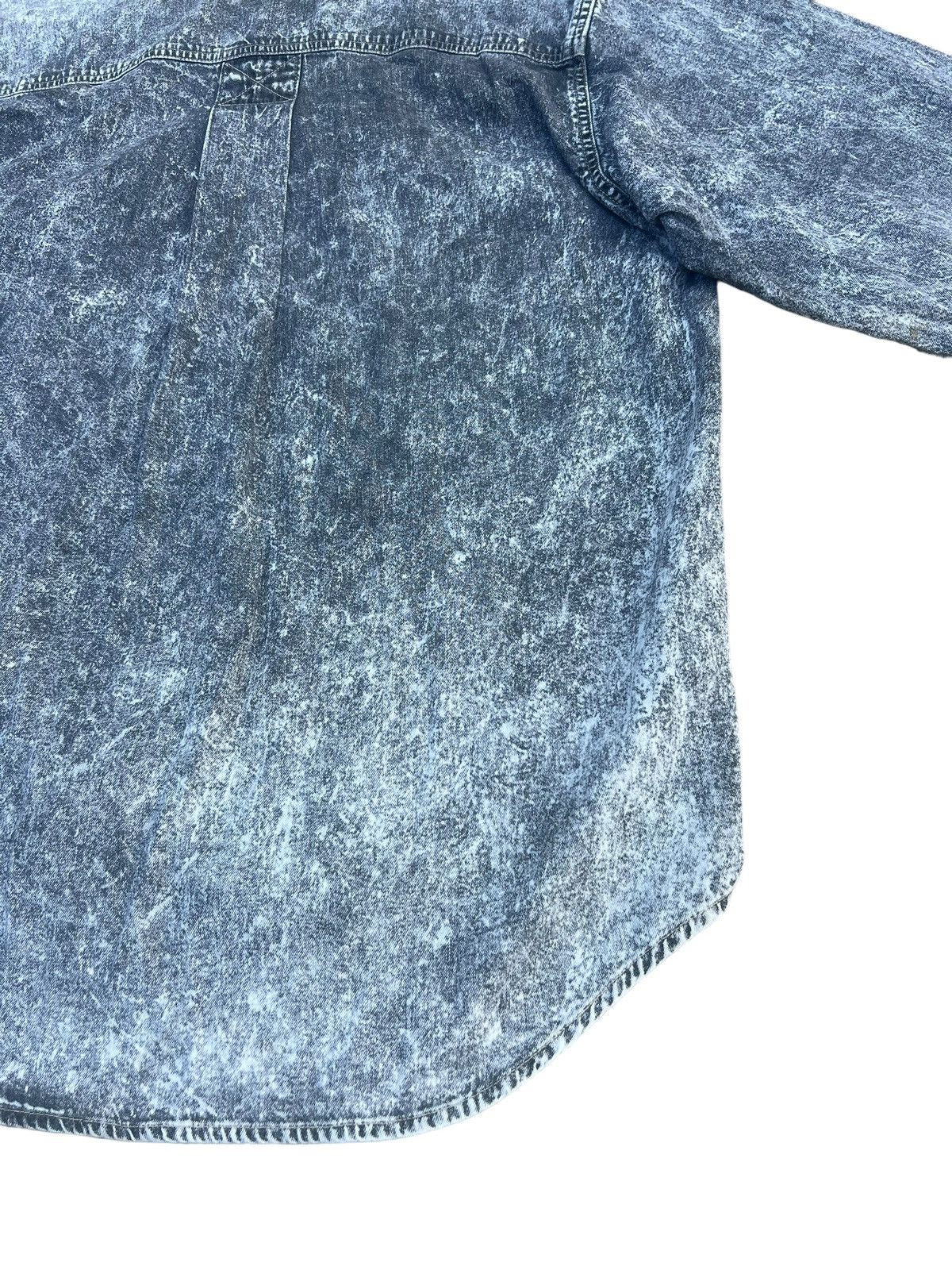 Edwin Vintage Edwin Japan Acid Washed Double Pocket Oversize Shirt Size US M / EU 48-50 / 2 - 11 Thumbnail