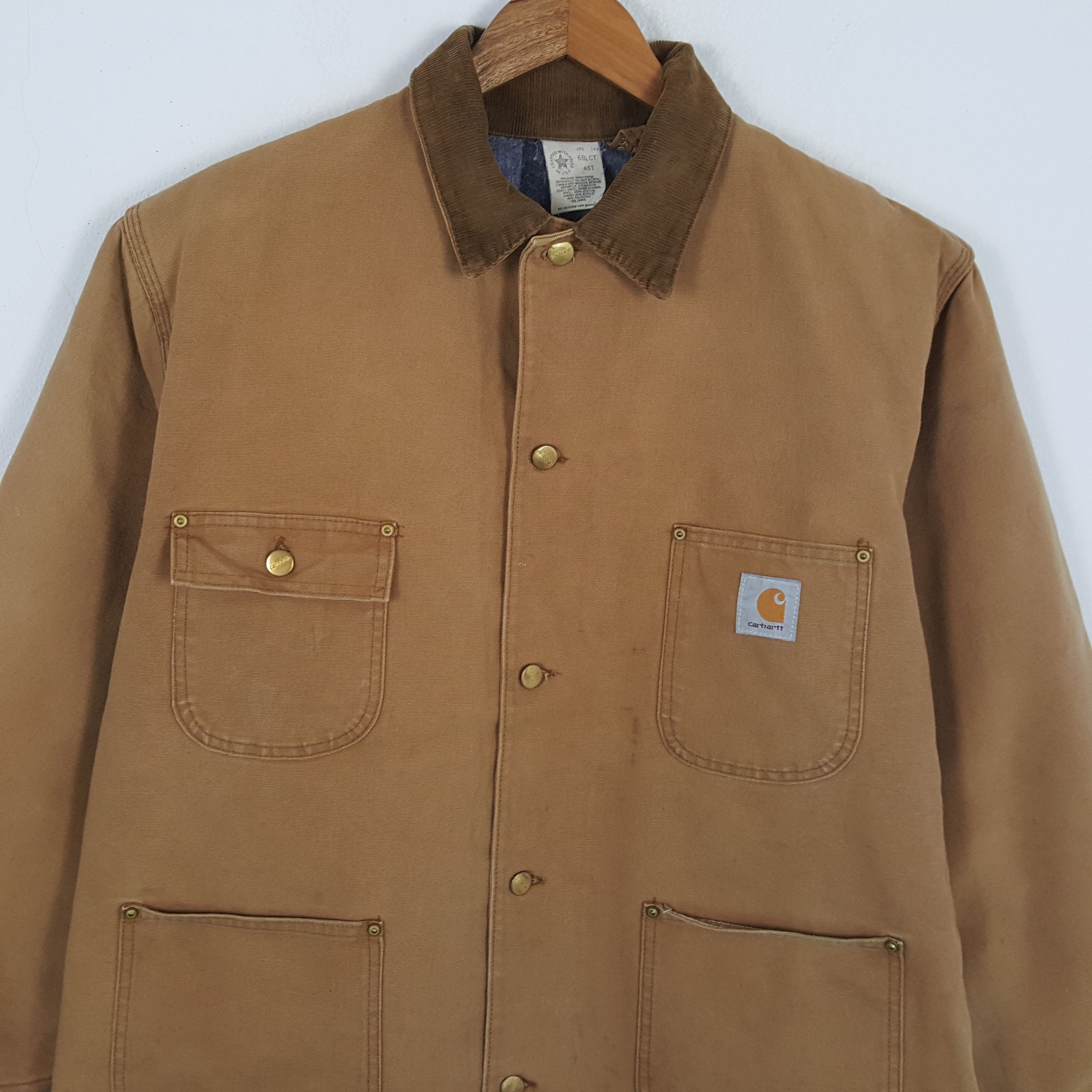 Carhartt × Vintage Vintage CARHARTT American Streetwear Work wear Jacket Size US XXL / EU 58 / 5 - 2 Thumbnail