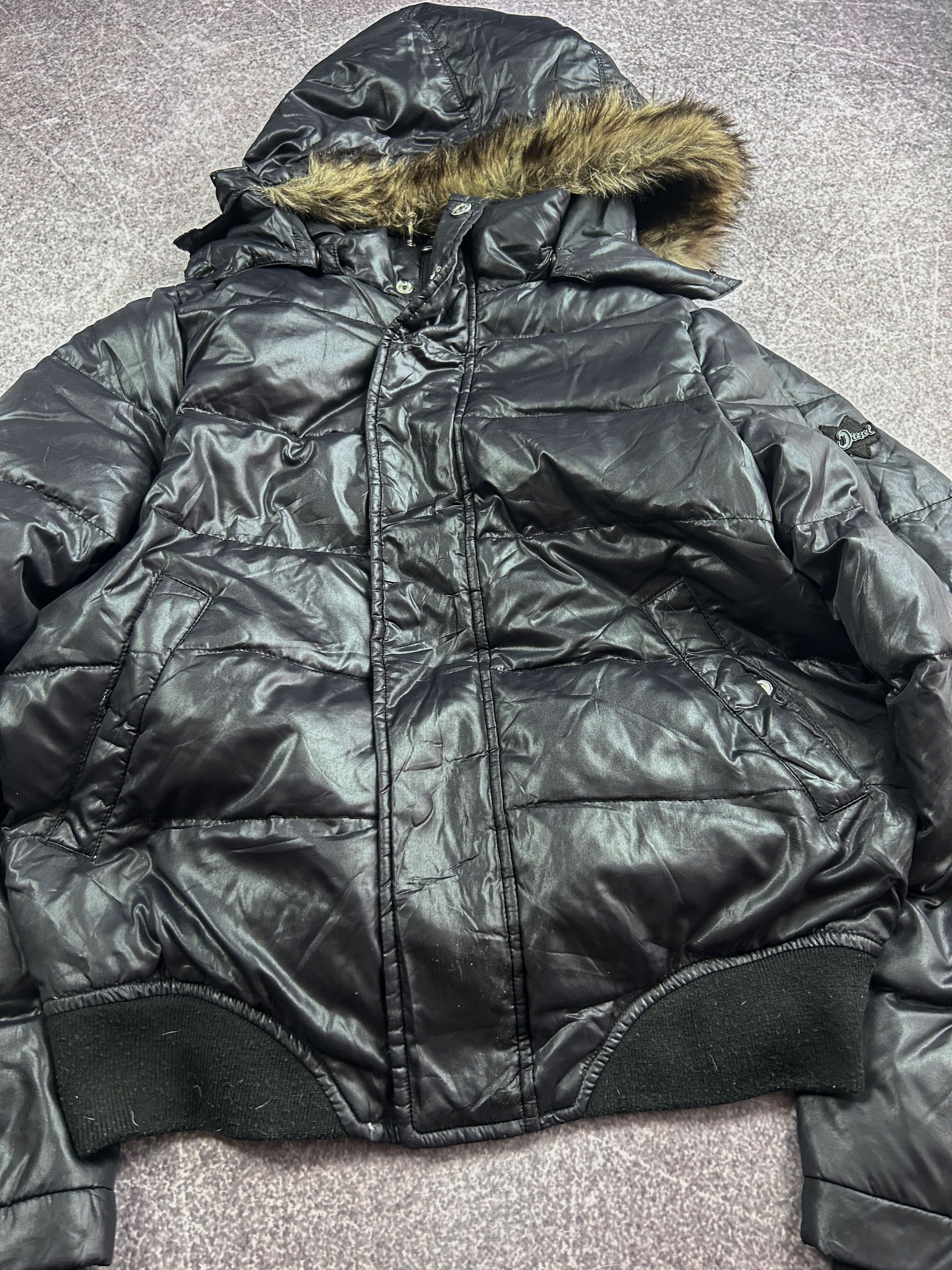 Diesel VTG Yohji Yamamoto If Six Was Nine Style Fur Bomber Jacket Size US S / EU 44-46 / 1 - 4 Thumbnail