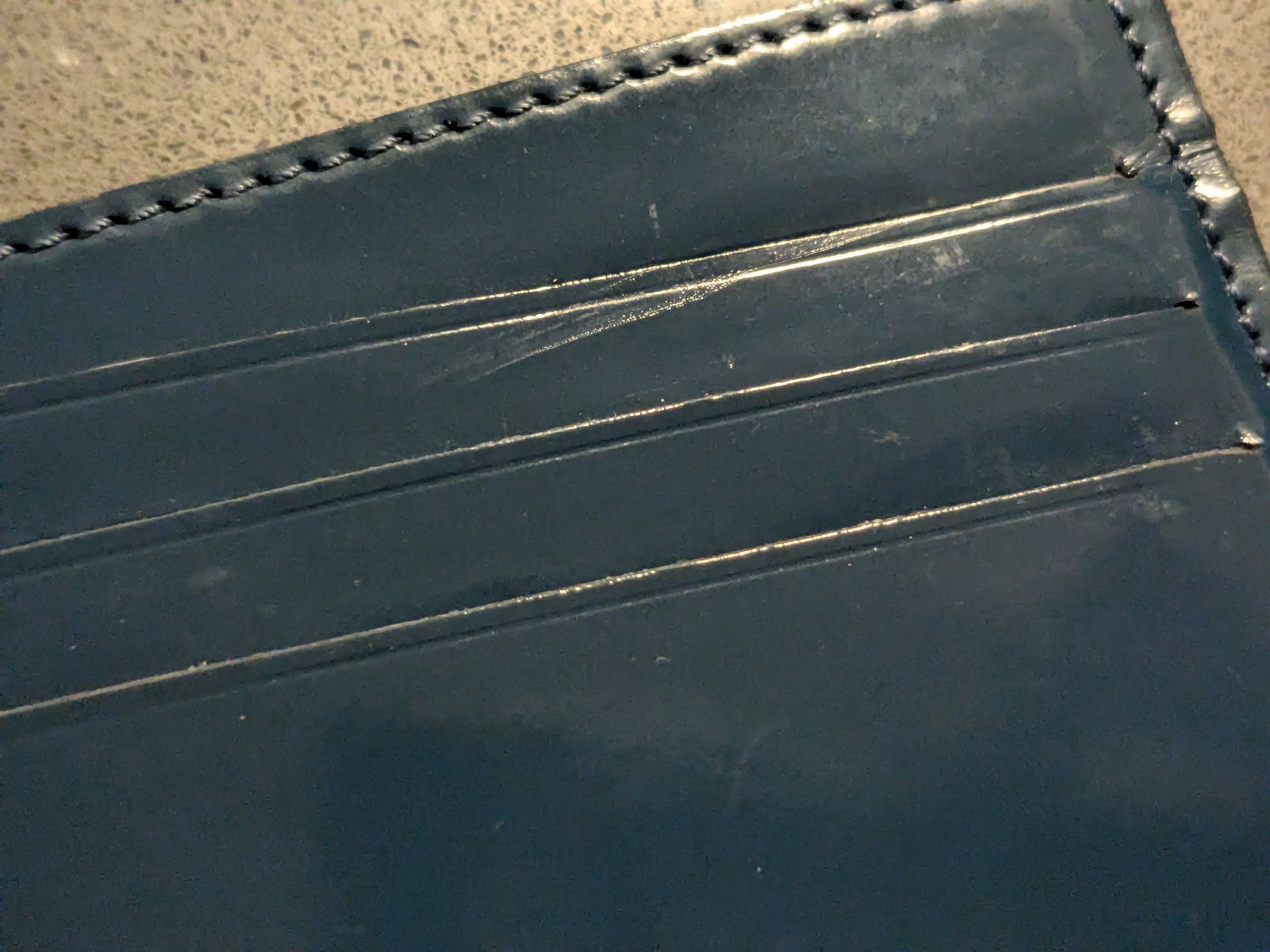 Maison Margiela Maison Margiela Cardholder Wallet Black Green Leather Slim Size ONE SIZE - 9 Thumbnail