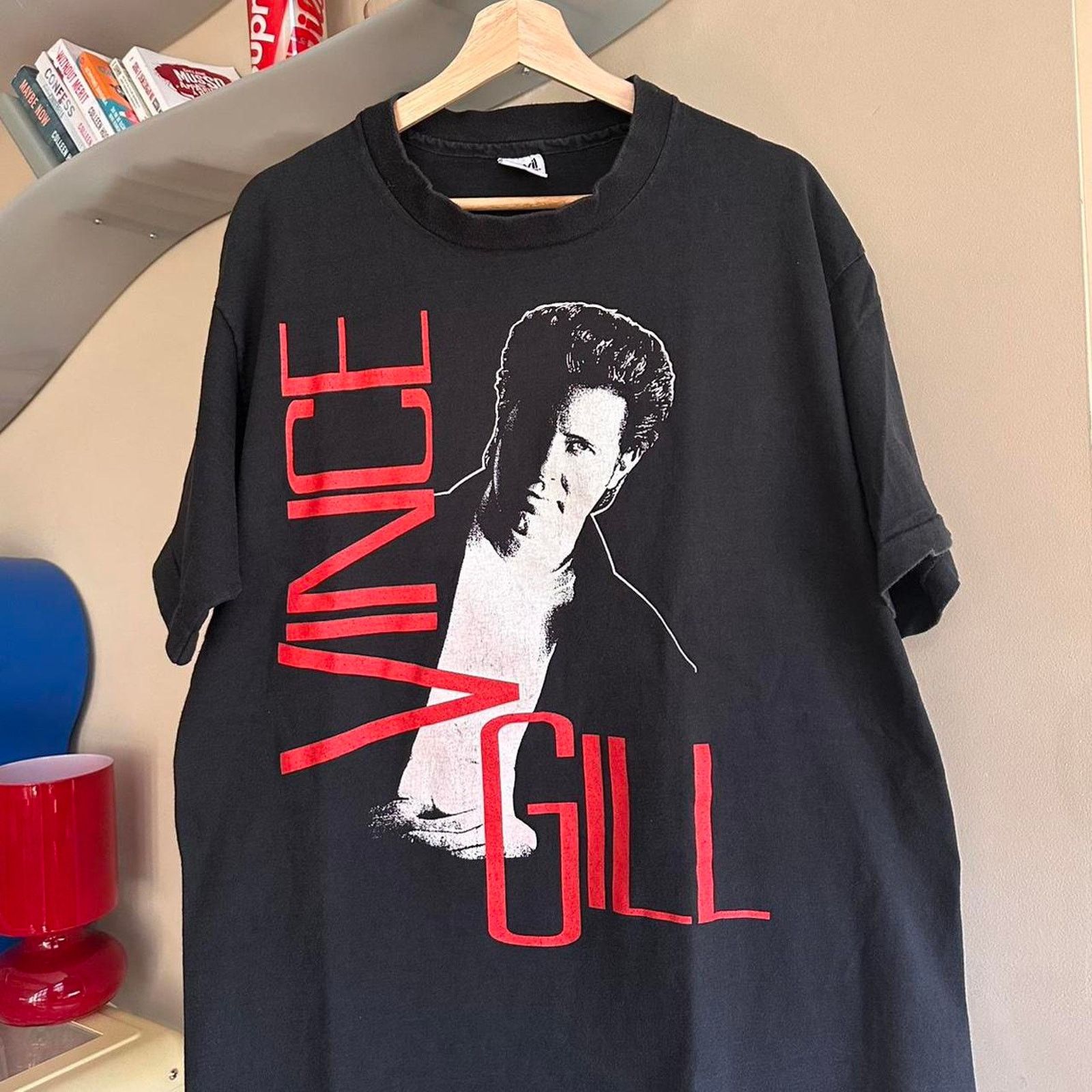 Band Tees × Vintage Vintage 1992 Vince Gill Shirt Size US XL / EU 56 / 4 - 2 Thumbnail