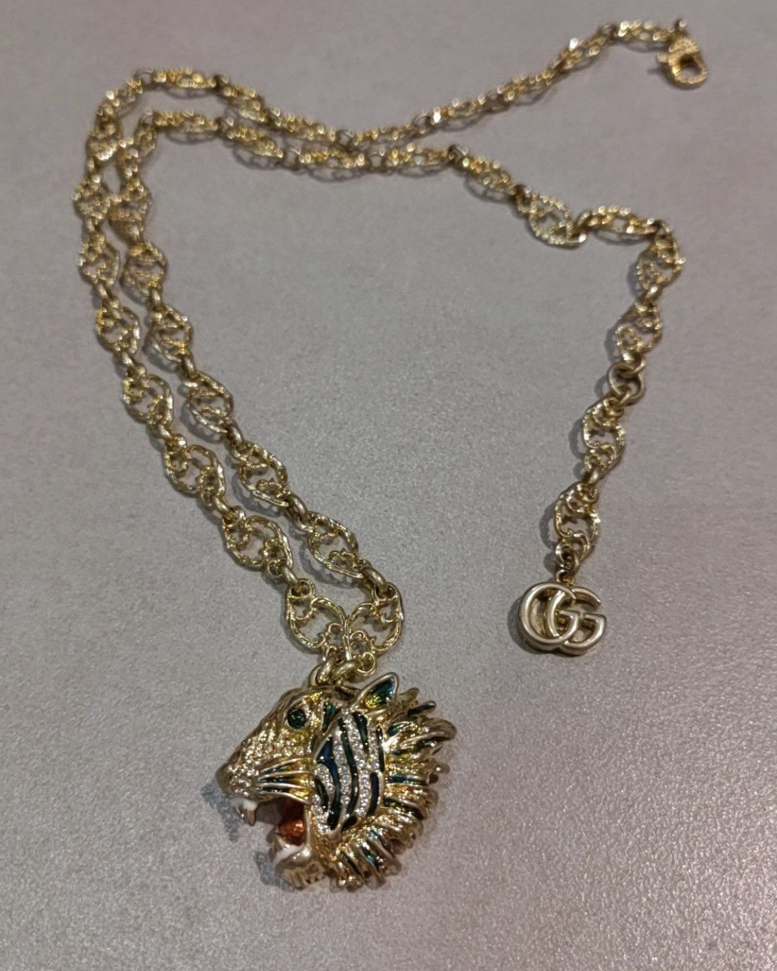 Gucci Rajah tiger head necklace Size ONE SIZE - 2 Thumbnail