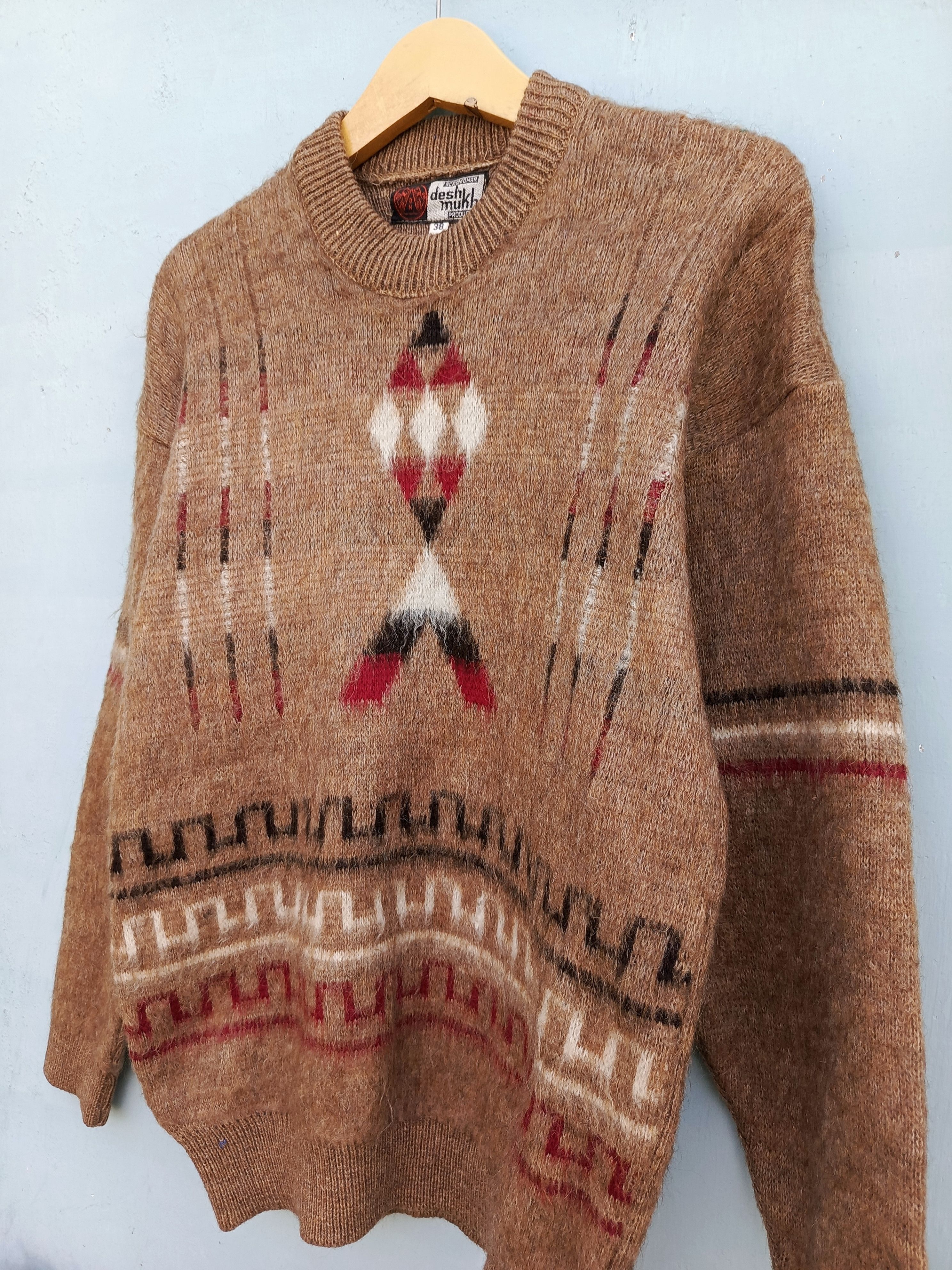 Homespun Knitwear × Vintage Desh mukh pattern knitwear Size US M / EU 48-50 / 2 - 5 Thumbnail