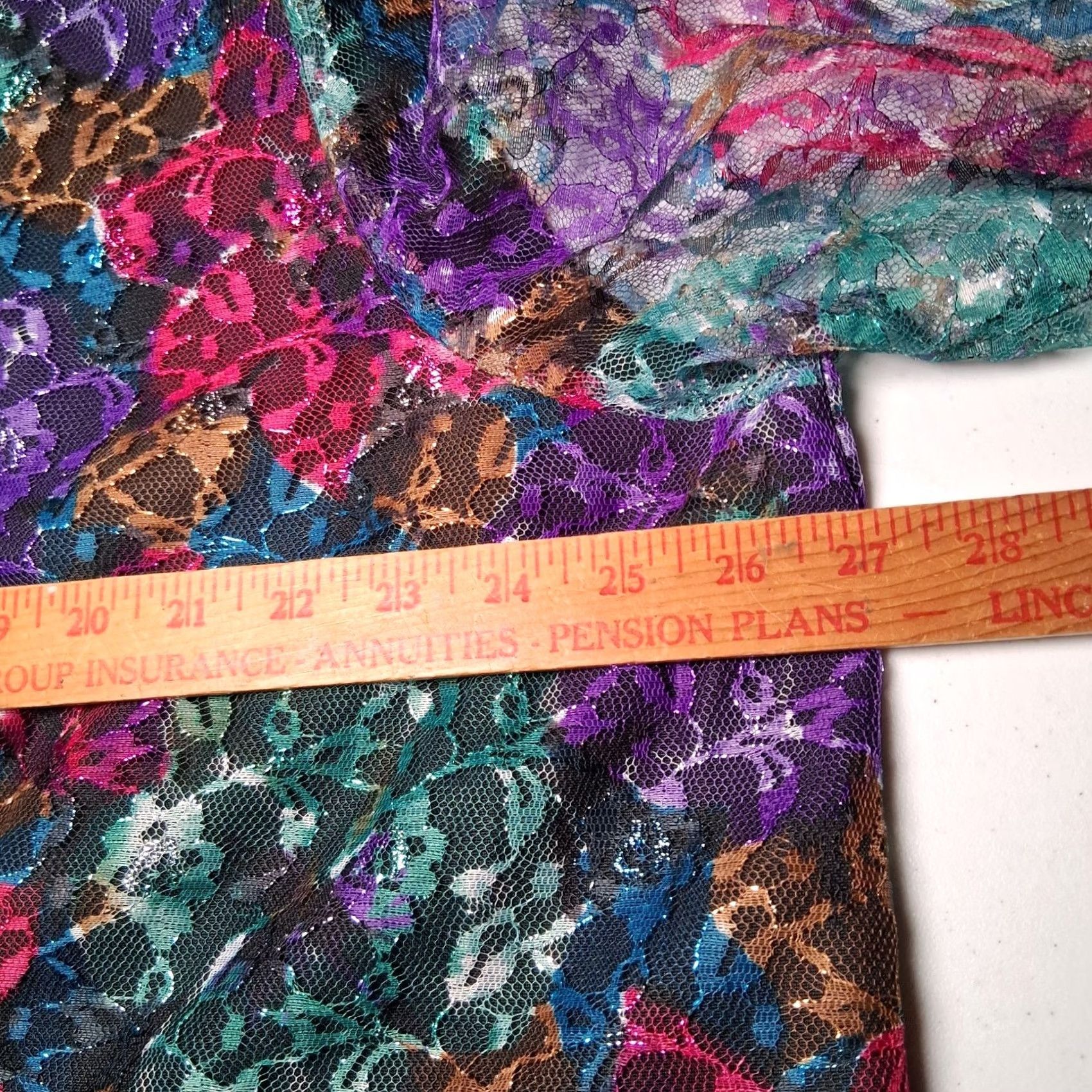Vintage VINTAGE Pablo Collection Blazer Jacket 22W Plus Size Floral Lace Overlay Dressy Jacket/Blazer Womens Size 3XL / US 20-22 - 5 Thumbnail