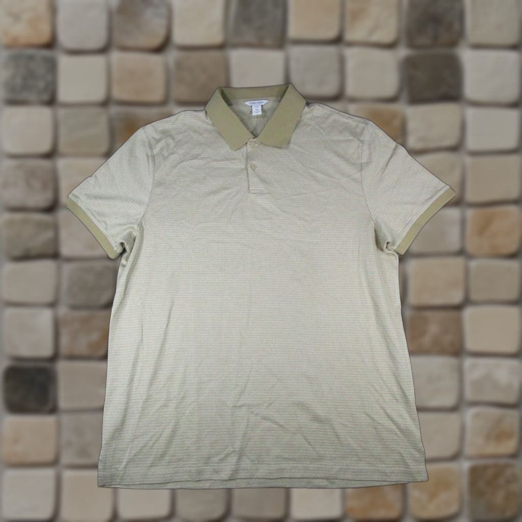 Calvin Klein Calvin Klein Polo Shirt Mens XL Yellow Golf Cotton Size US XL / EU 56 / 4 - 1 Thumbnail