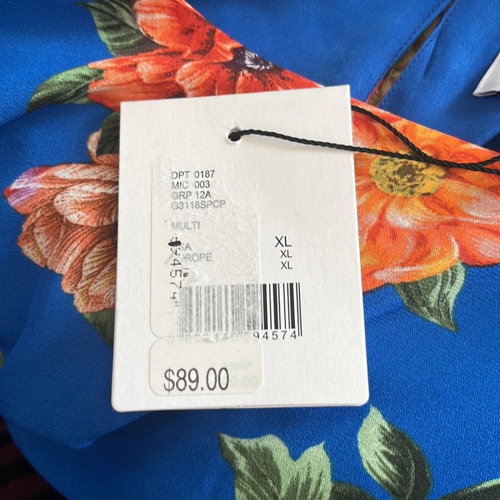 Other Gibson Latimer Floral long Sleeve Dress Size XL / US 12-14 / IT 48-50 - 4 Thumbnail