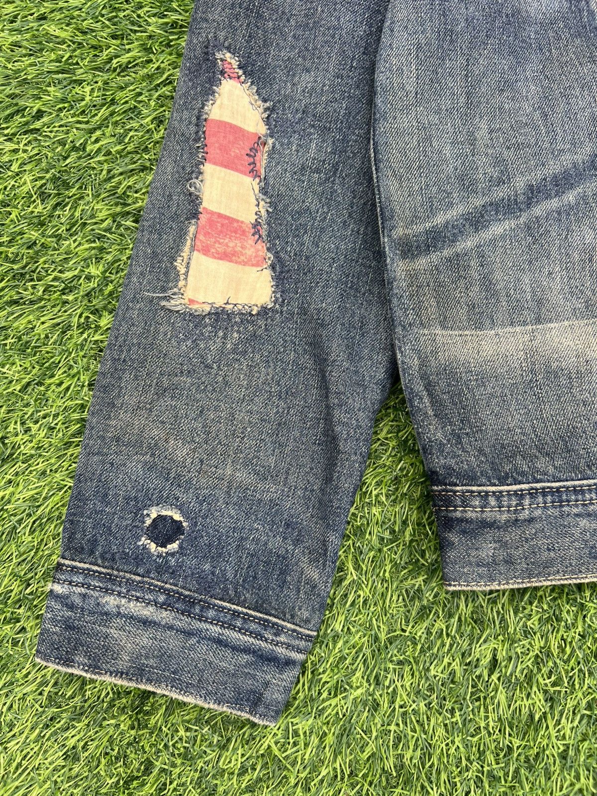 Polo Ralph Lauren Polo Ralph Lauren Distressed American 🇺🇸 Denim Trucker Jacket Size US M / EU 48-50 / 2 - 15 Thumbnail