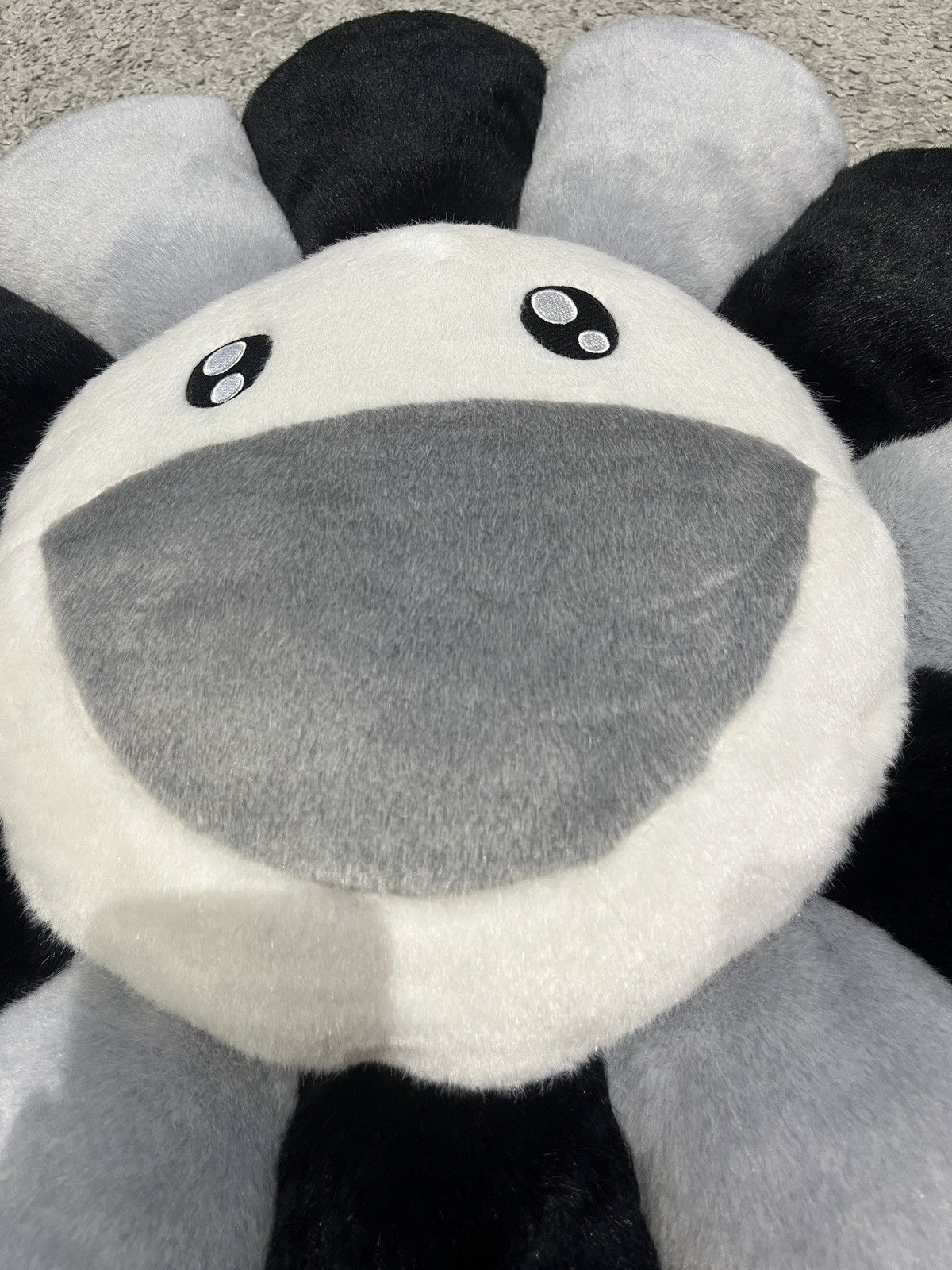 Takashi Murakami Takashi Murakami 60cm Grey black pillow cushion Size ONE SIZE - 3 Thumbnail