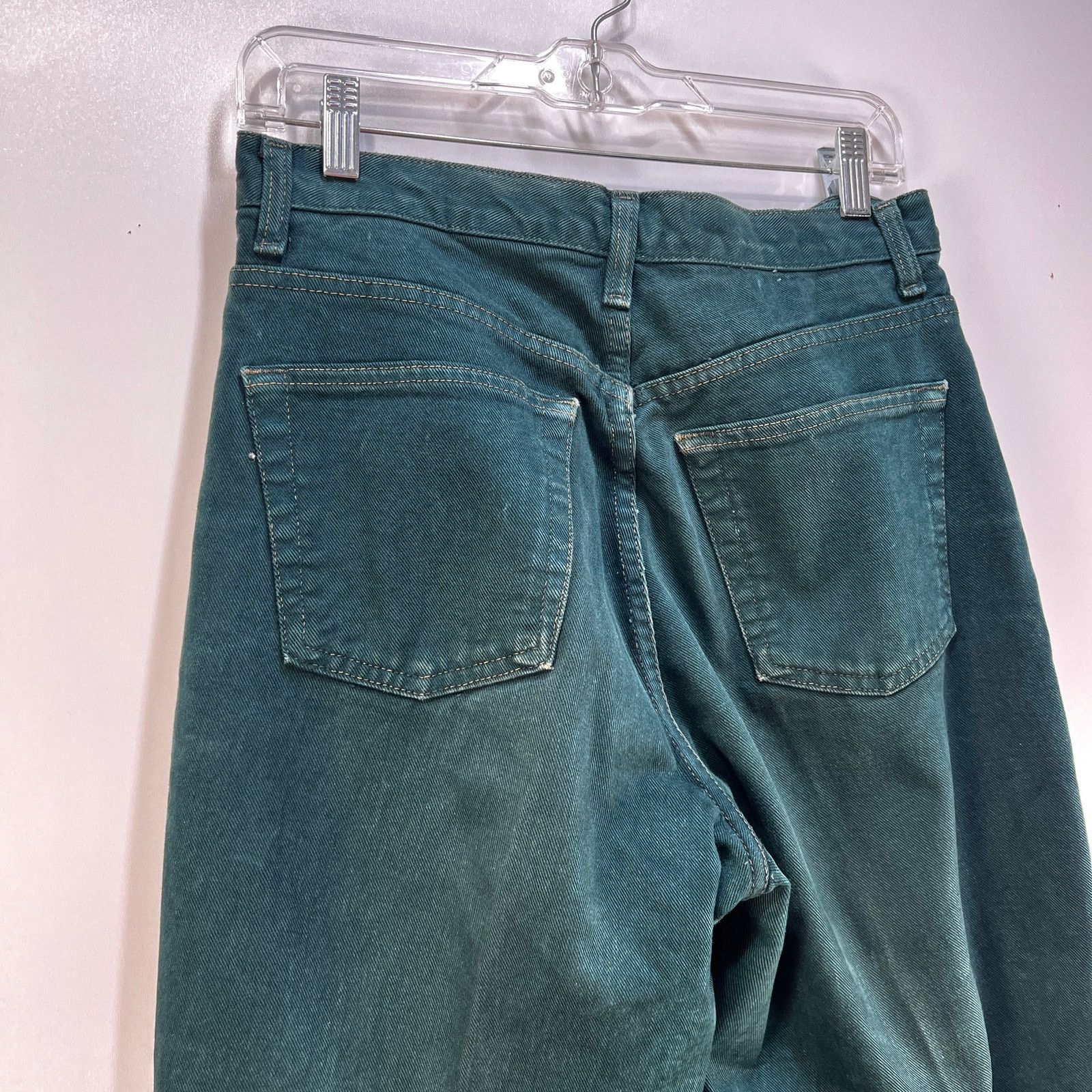 Gap × Vintage Vintage 90s GAP Green Denim Mom Jeans Size 30" / US 8 / IT 44 - 10 Thumbnail