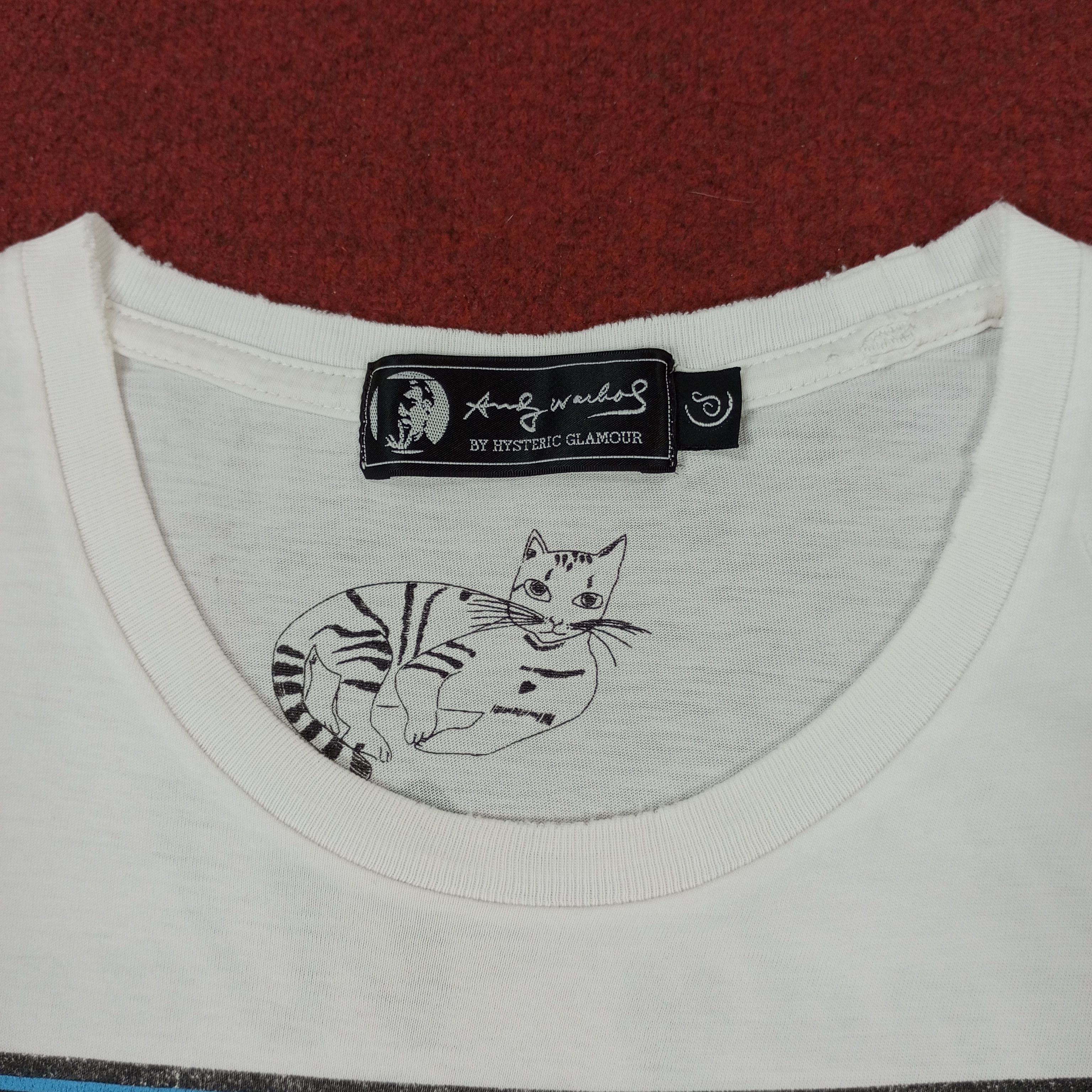 Andy Warhol × Hysteric Glamour × Vintage Andy Warhol X Hysteric Glamour Japanese Brand Tshirt Size US S / EU 44-46 / 1 - 8 Thumbnail