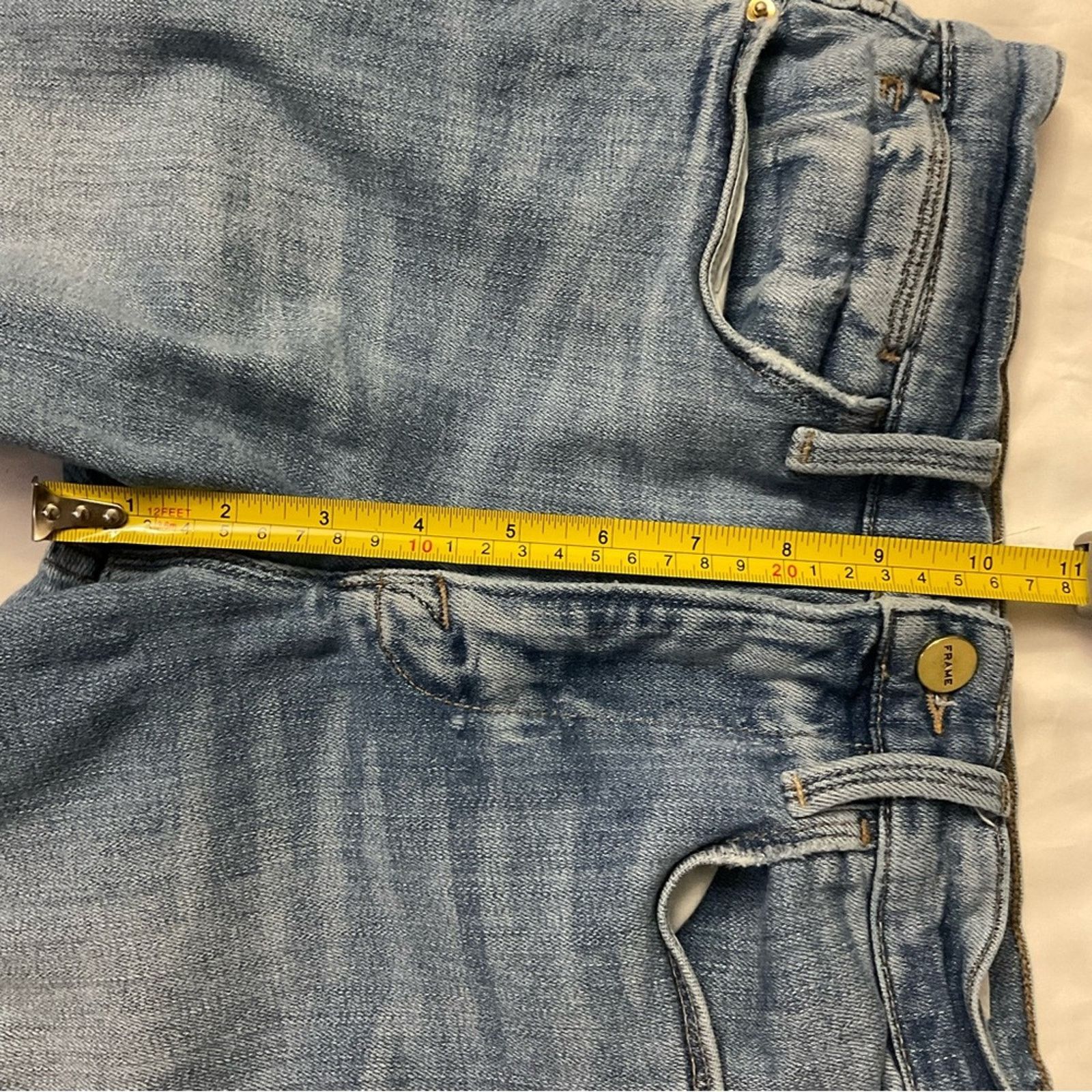 Frame FRAME Denim Le High Skinny Blue Jean 27 Size 27" / US 4 / IT 40 - 6 Thumbnail