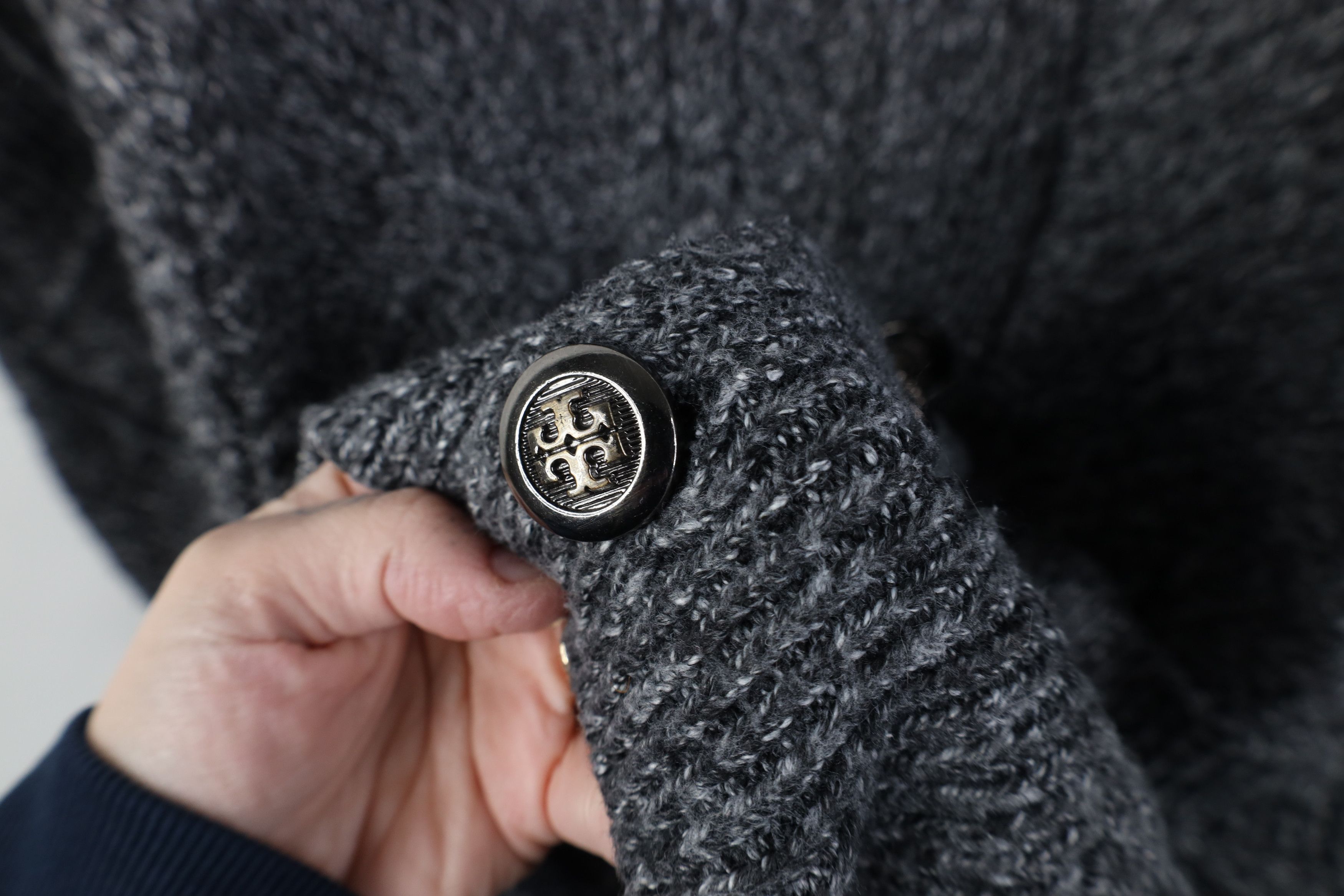 Tory Burch Tory Burch Chunky Fisherman Cable Knit Cardigan Sweater Size XXL / US 16-18 / IT 52-54 - 5 Thumbnail