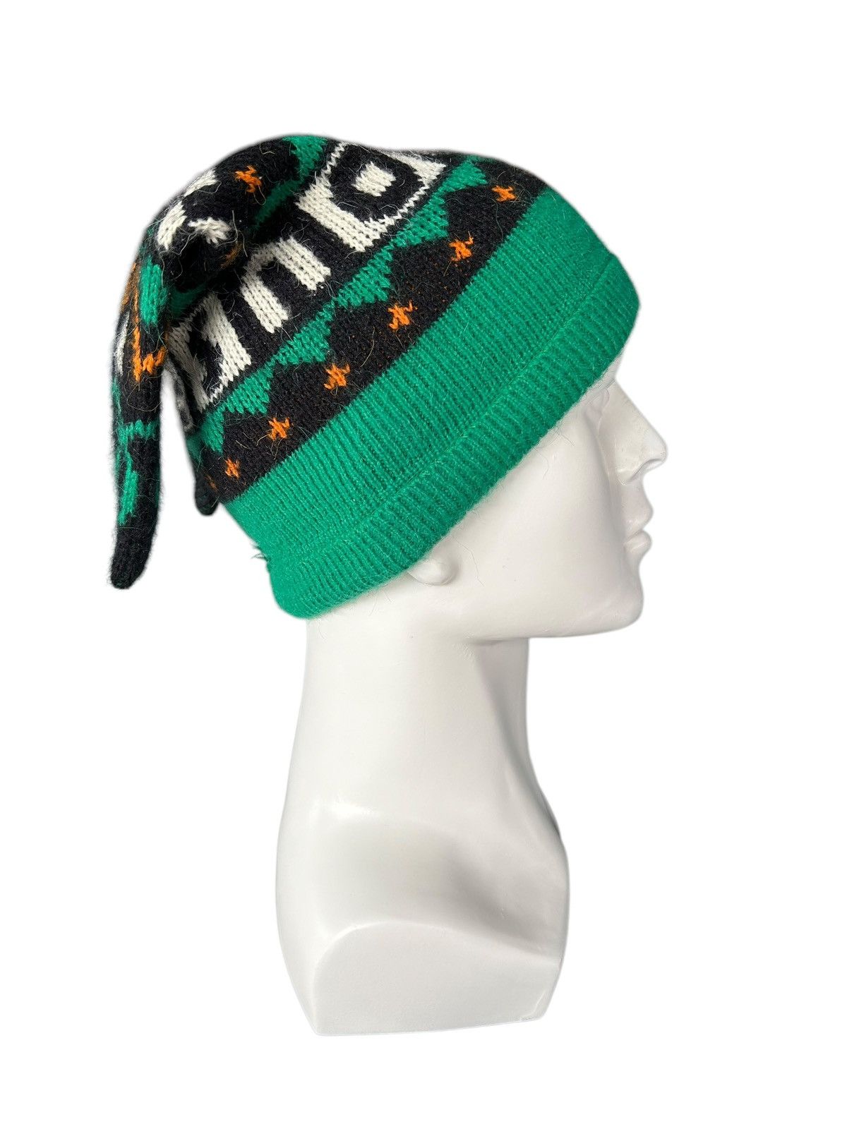 Japanese Brand × Kapital × Vintage Long Horn Devil Japanese Vintage Style Beanie Hats Rare ☠️☠️ Size ONE SIZE - 4 Thumbnail