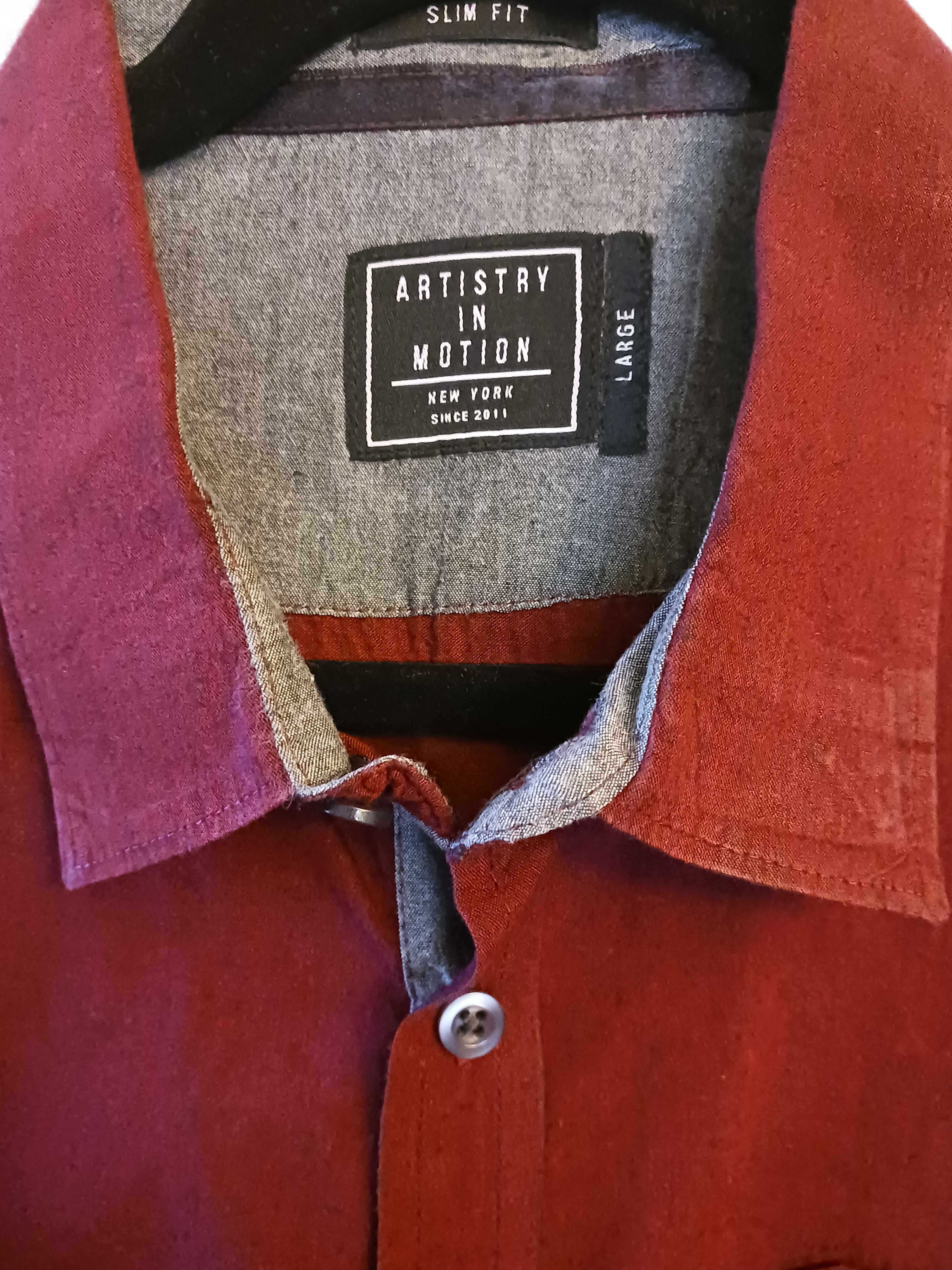 Other Men's 100% Cotton Button Front Shirt Size US L / EU 52-54 / 3 - 3 Thumbnail