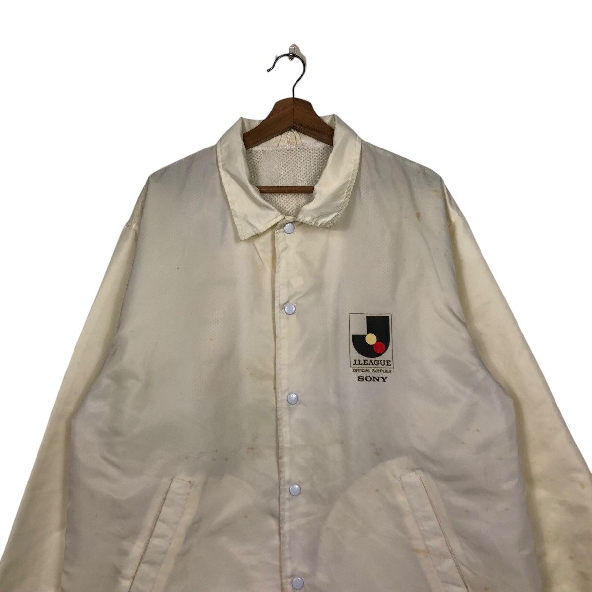 Japanese Brand Vintage 1994 J.League Sony Big Logo Sportswear Issey Miyake Size US M / EU 48-50 / 2 - 5 Thumbnail