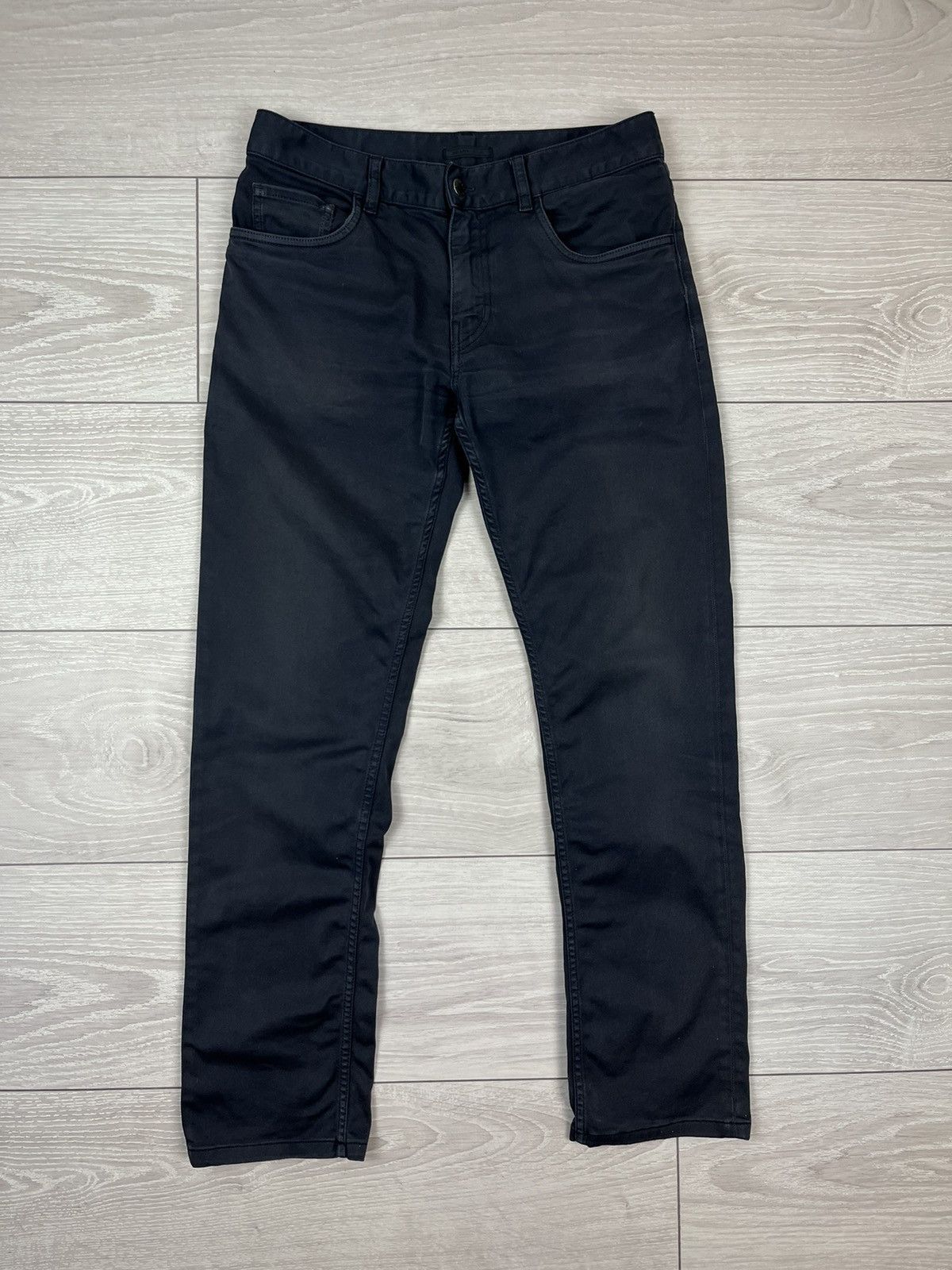 Prada Prada Blue Navy Straight Denim Pants 31 size Size US 31 - 1 Thumbnail