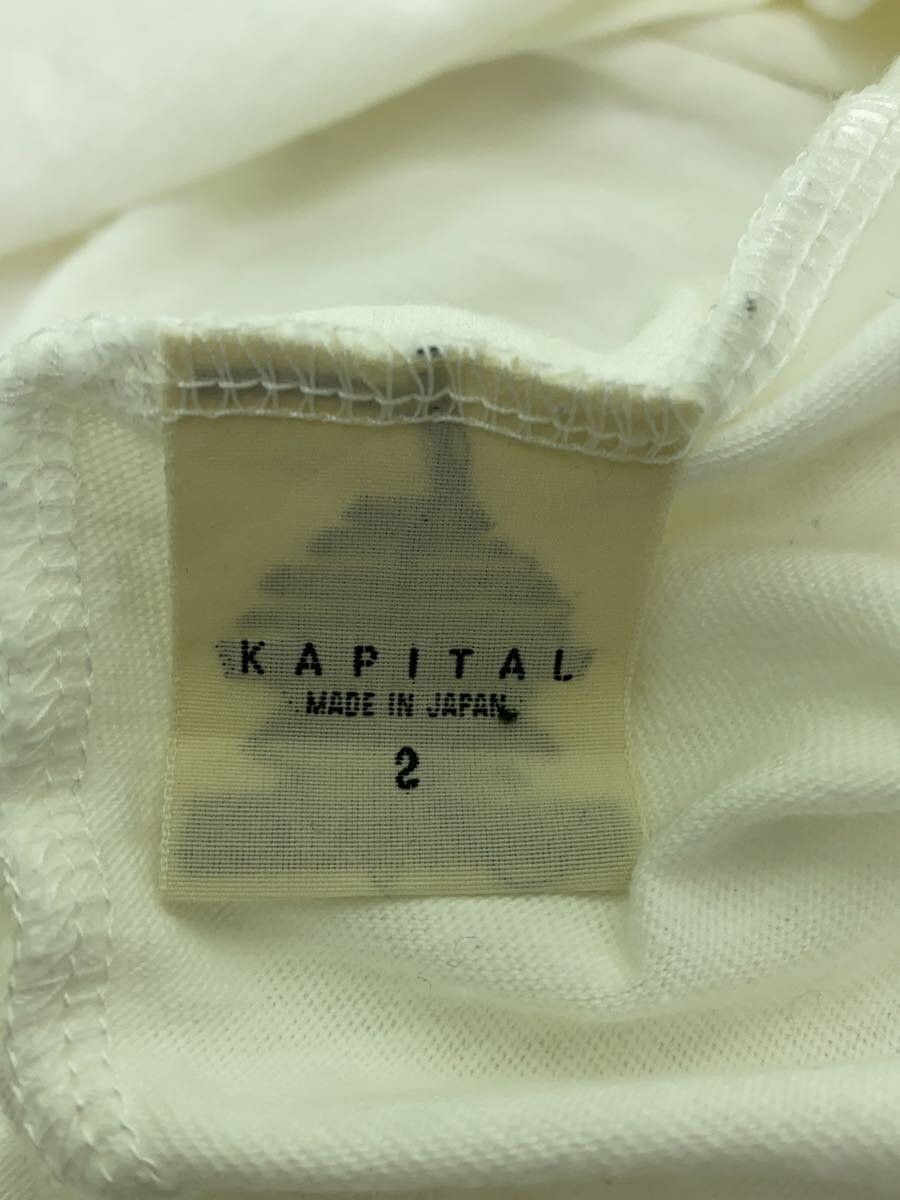 Kapital Smiley Face Elbow Patch Raglan Long Sleeve Tee Size US M / EU 48-50 / 2 - 5 Thumbnail