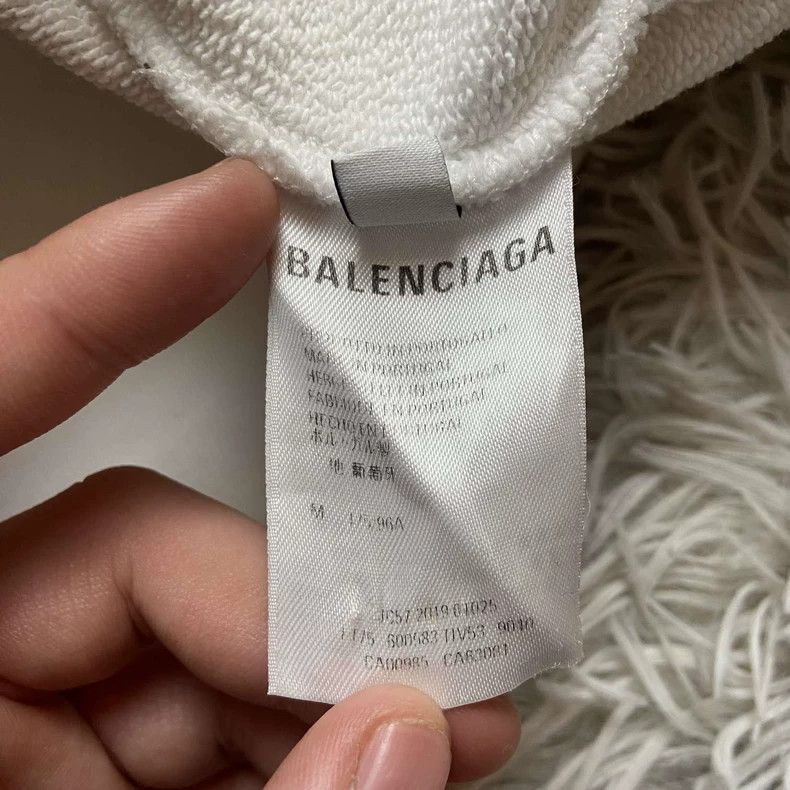 Balenciaga Balenciaga White waves cola logo sweater Size US M / EU 48-50 / 2 - 6 Thumbnail