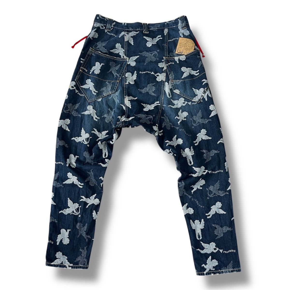 Frapbois × Issey Miyake Asymmetrical Frapbois Monogram Issey Miyake Denim Pants Size US 34 / EU 50 - 3 Thumbnail