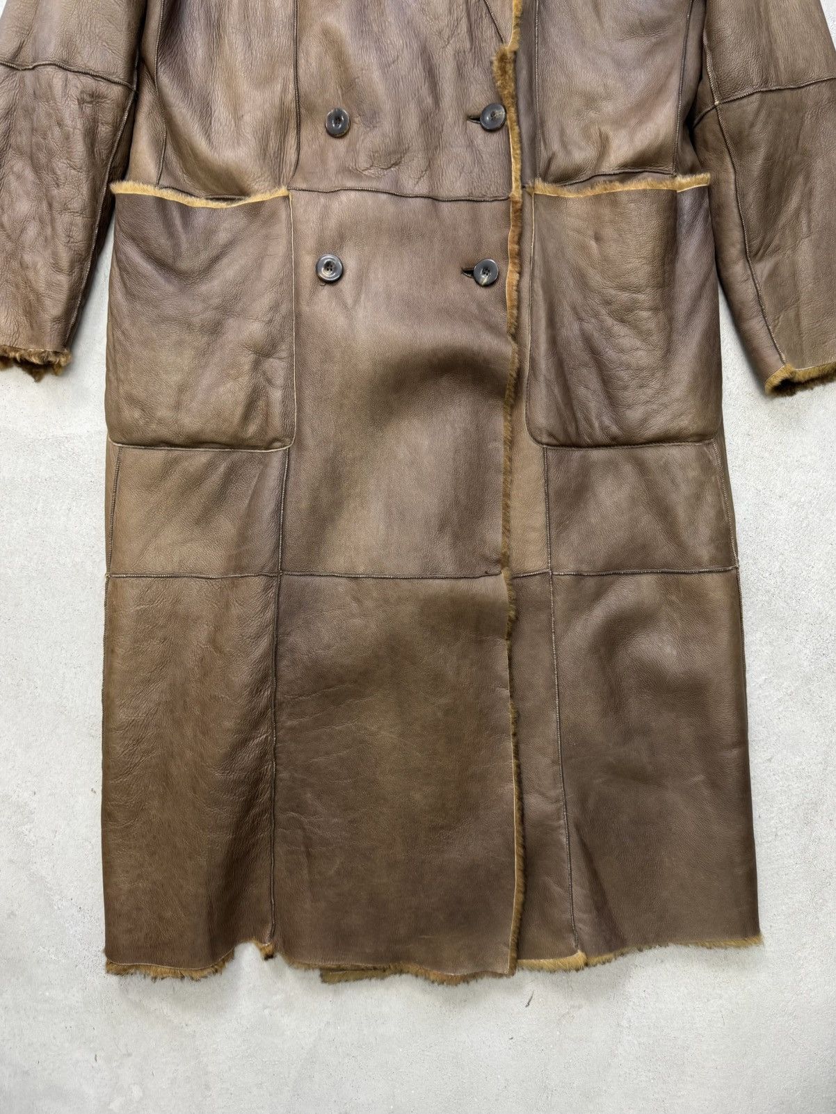 Giorgio Armani Giorgio Armani Reversible Lamb Long Coat Size US L / EU 52-54 / 3 - 6 Thumbnail