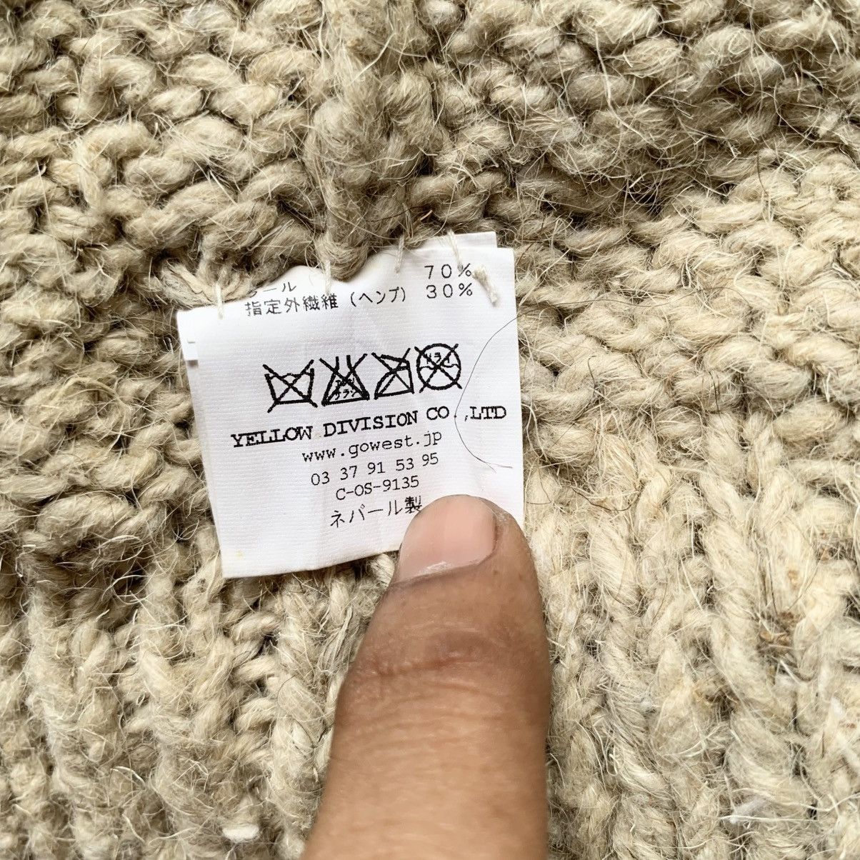 Japanese Brand Gohemp removeable wooden pin wool and hemp knit beanie Size ONE SIZE - 4 Thumbnail
