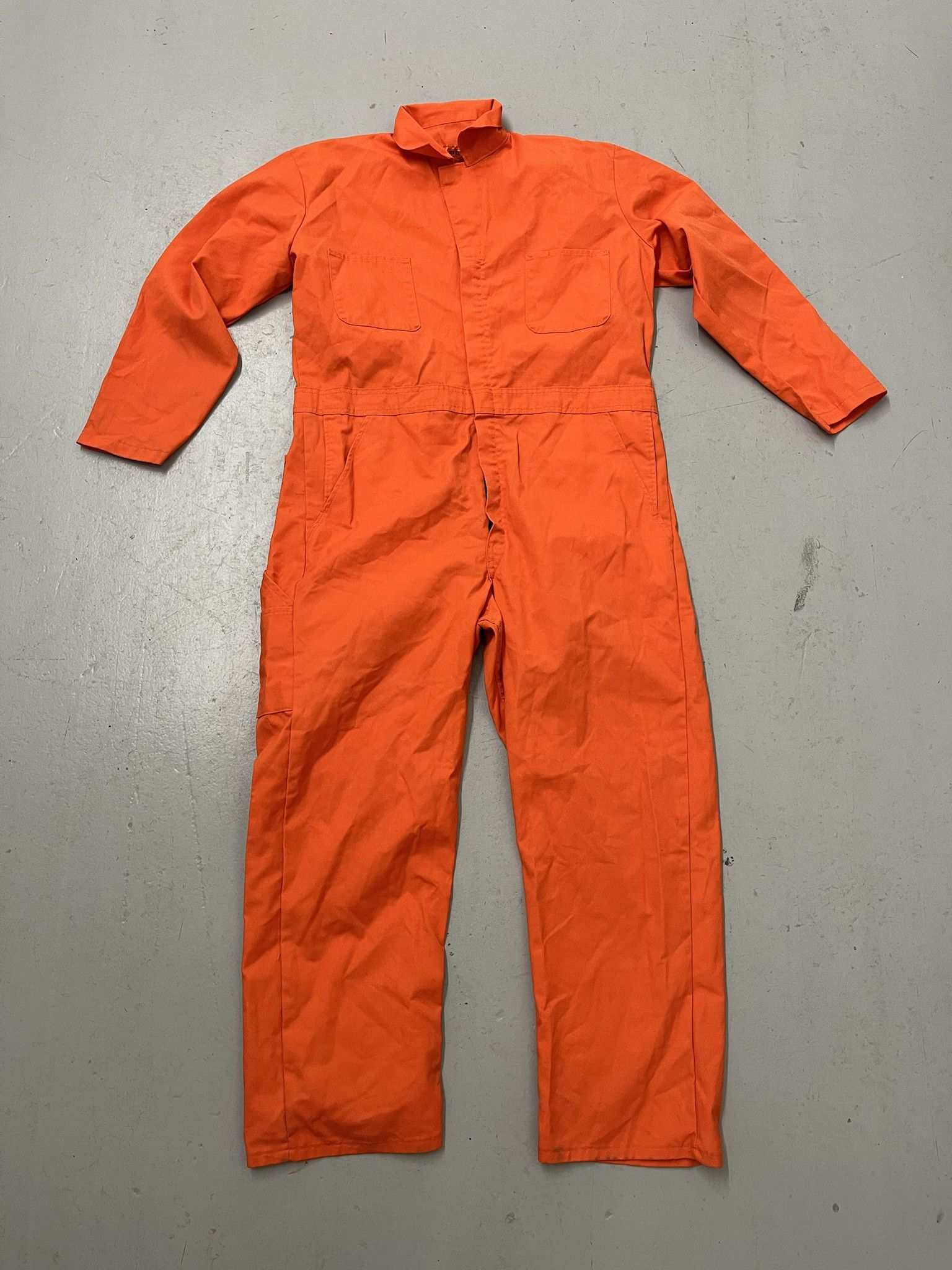 Carhartt × Vintage Vintage 2000s Orange Jumpsuit High Vis Prisoner Unitform Size XL Size US XL / EU 56 / 4 - 1 Thumbnail
