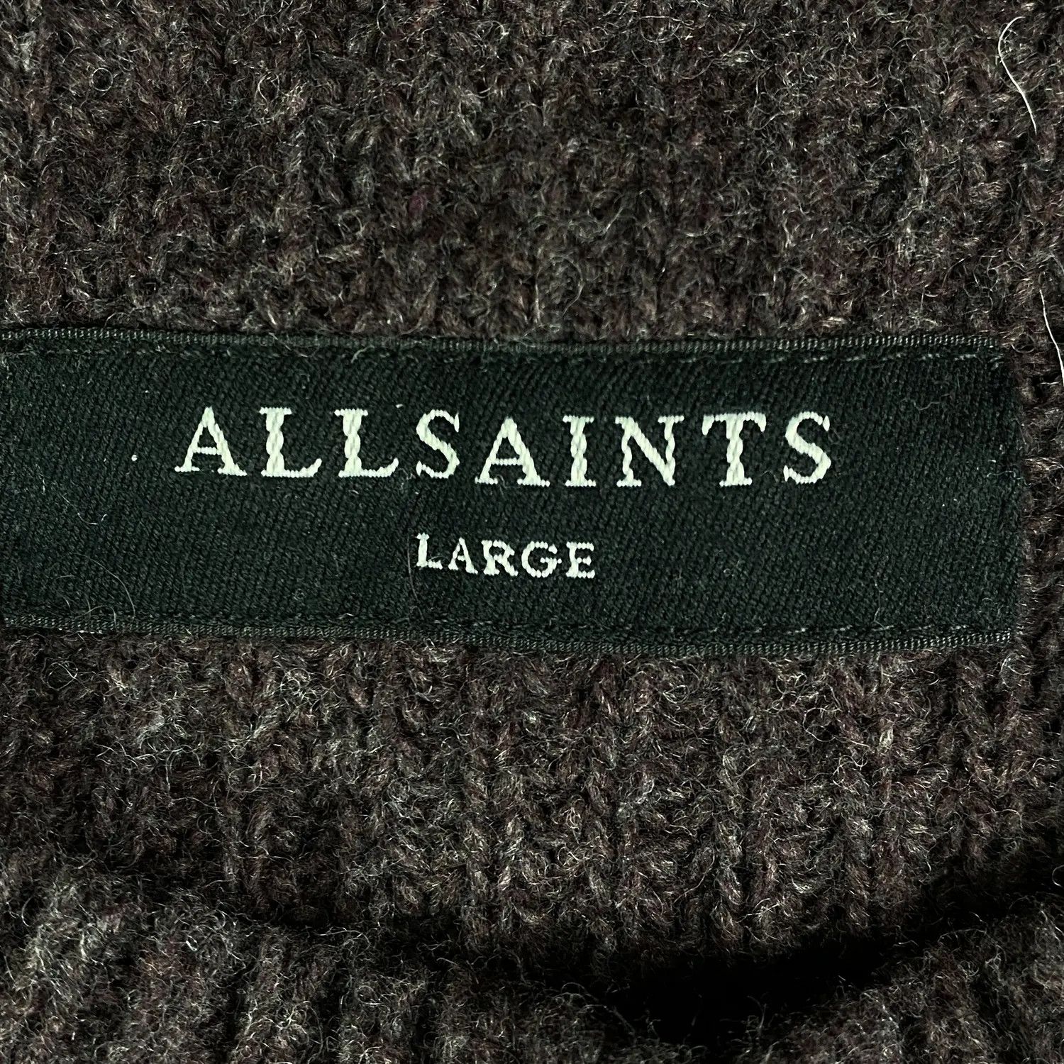 Allsaints Mens Wool Sweater Allsaints Lymore Crew Size L Size US L / EU 52-54 / 3 - 4 Thumbnail