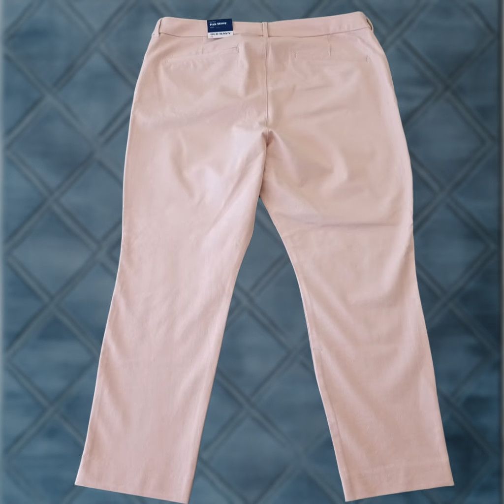 Old Navy Old Navy Pixie Skinny Ankle Pants Womens Size 18 Pink Pockets 38x26 New Size 40" / US 18 - 1 Thumbnail