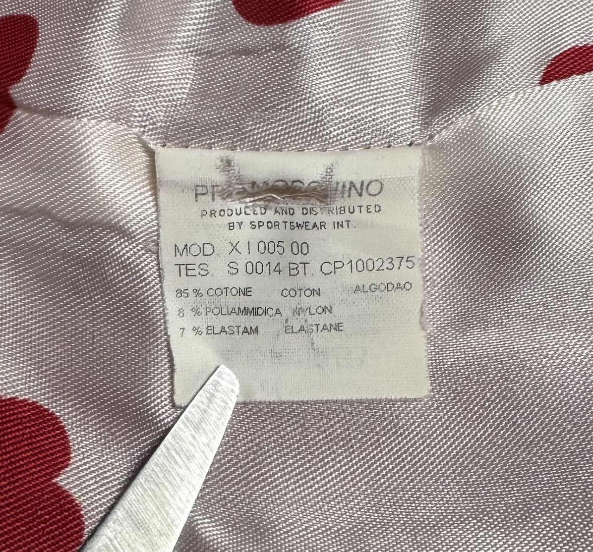Moschino Moschino Jeans Red Cotton Blazer Jacket size US 4 UK 8 Size S / US 4 / IT 40 - 12 Thumbnail