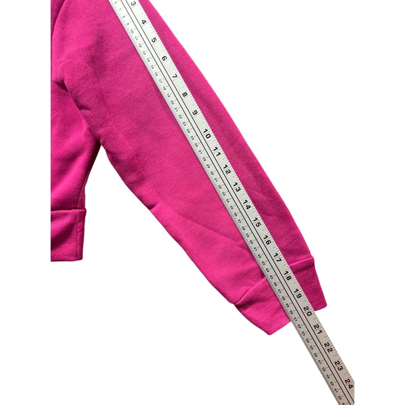 Other Rue + - Women's Long Sleeve Hooded Sweatshirt - Dark Pink - Size M / US 6-8 / IT 42-44 - 6 Thumbnail