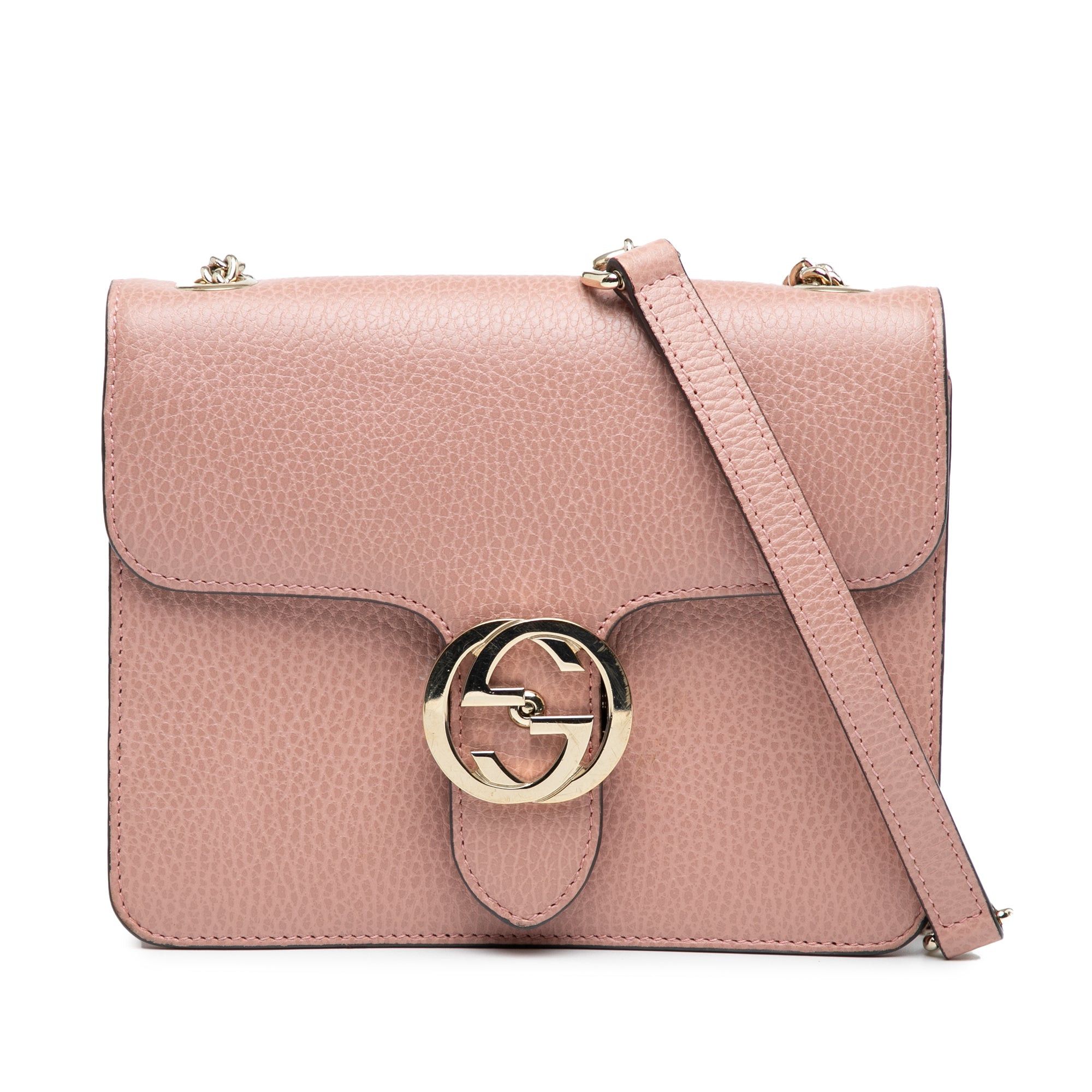 Gucci Small Dollar Calfskin Interlocking G Crossbody Size ONE SIZE - 1 Thumbnail
