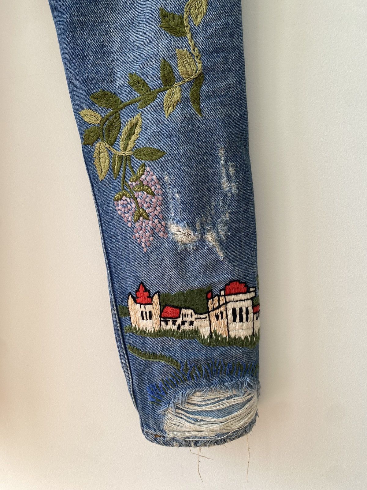 Gucci Gucci 2017 SS Embroidered Denim Size US 32 / EU 48 - 11 Thumbnail