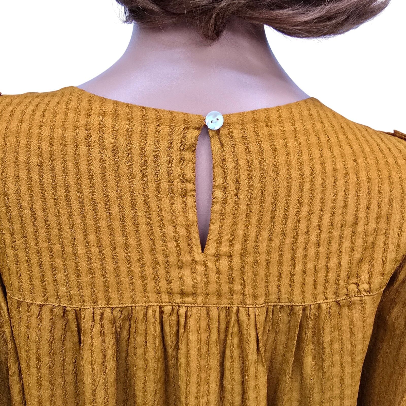 Other Roller Rabbit Top Blouse XS Oversized 3/4 Bell Sleeve Size XS / US 0-2 / IT 36-38 - 9 Thumbnail