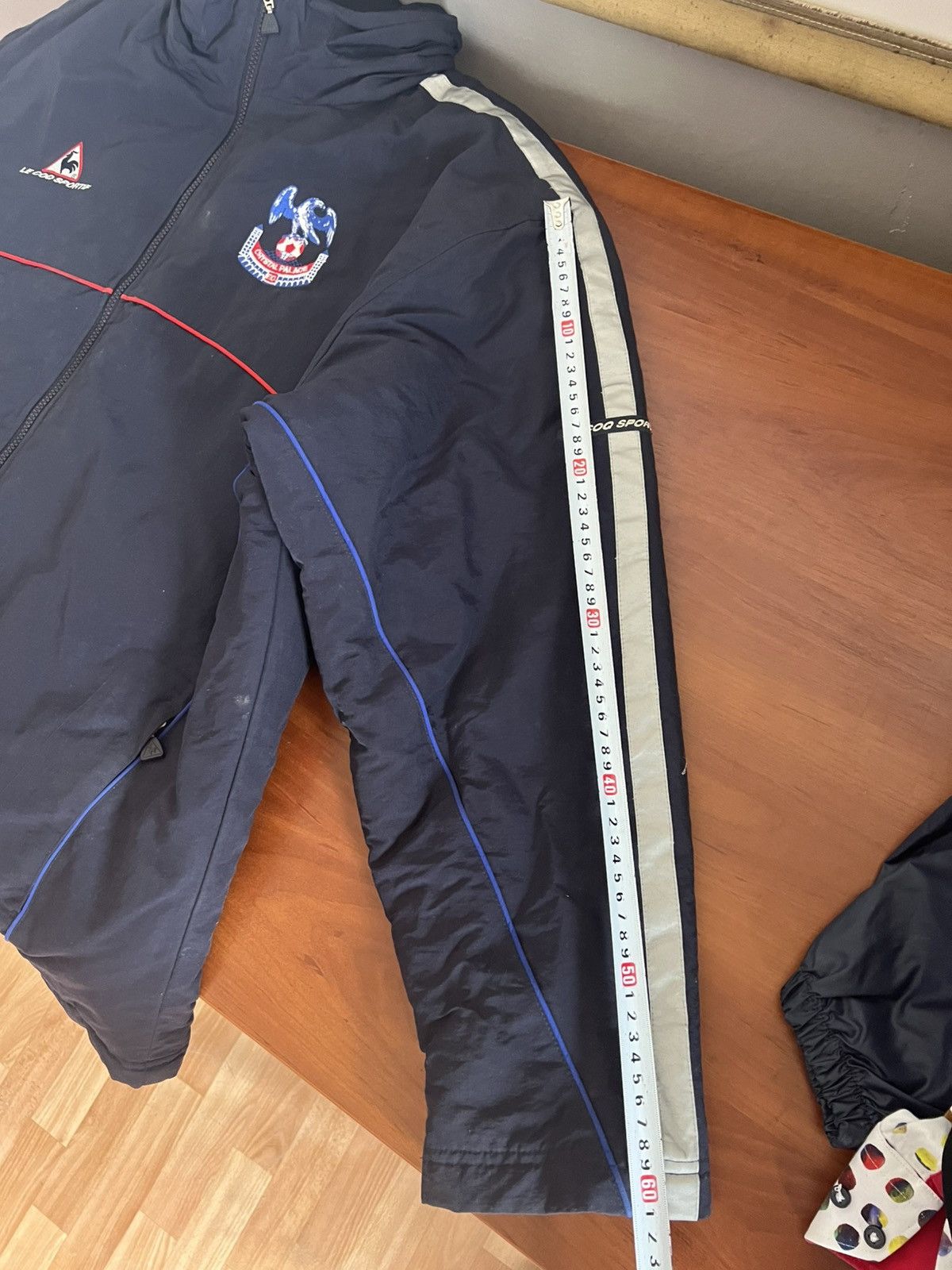 Le Coq Sportif 2001 Le coq sportif Crystal Palace vintage soccer jacket L Size US L / EU 52-54 / 3 - 21 Thumbnail