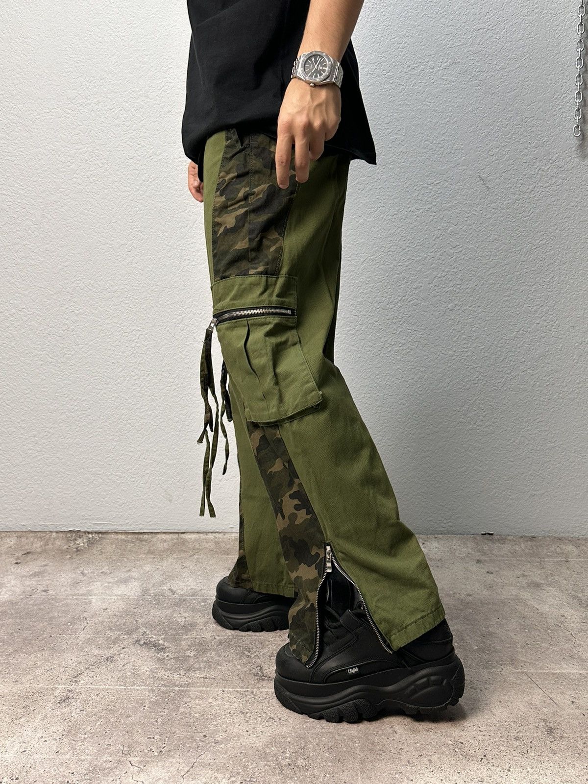 GOA LGB Baggy GOA Flare Military Style Cargo Pants Ifsixwasnine Size US 32 / EU 48 - 5 Thumbnail