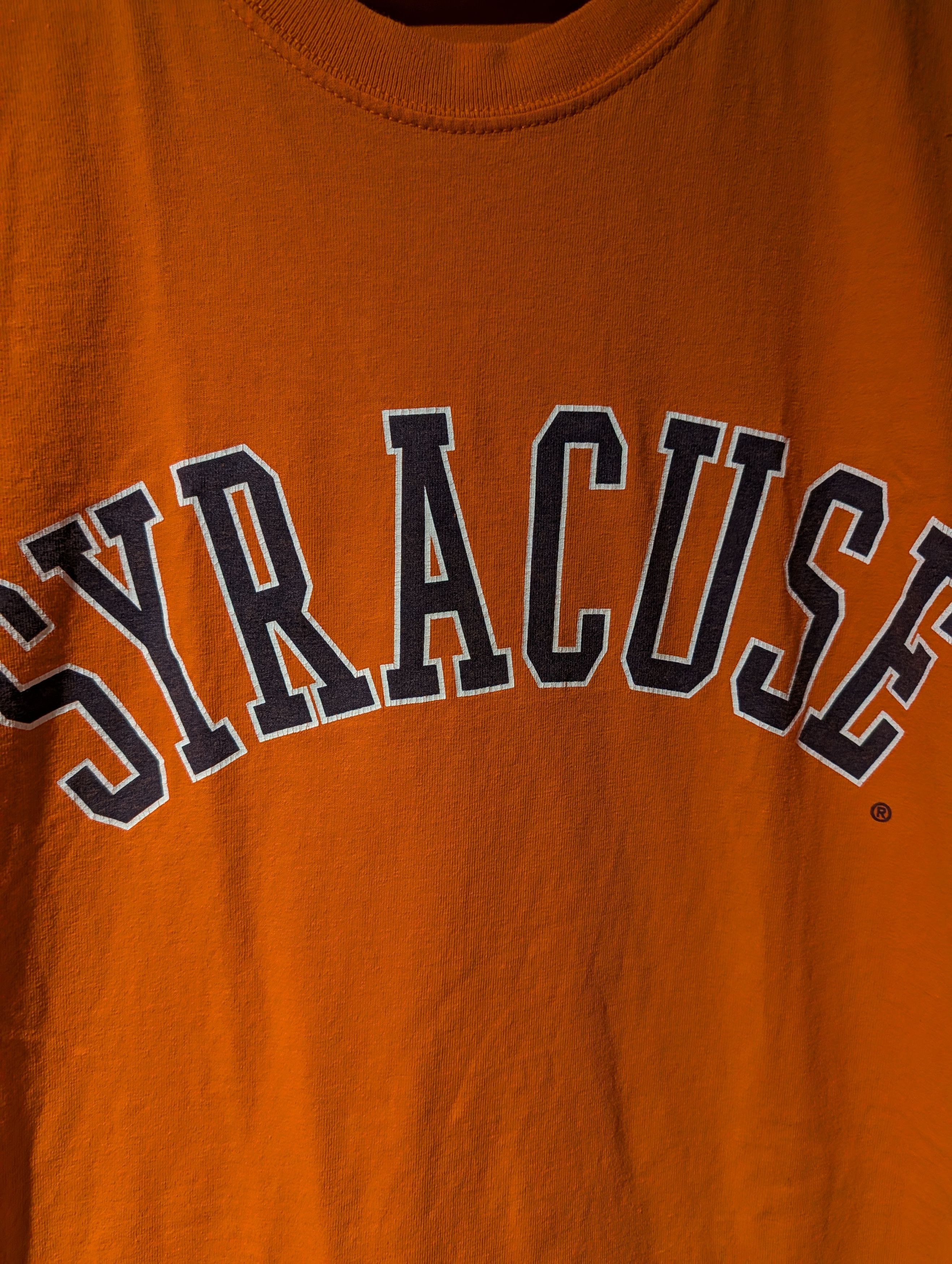 NCAA Vintage Y2K Syracuse NCAA College Orangemen T-Shirt Size US L / EU 52-54 / 3 - 2 Thumbnail