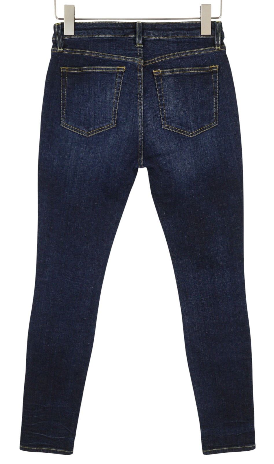 R13 ALISON SKINNY 27 Howell Indigo Cut Black Hem Faded 86349 Size 27" / US 4 / IT 40 - 2 Thumbnail