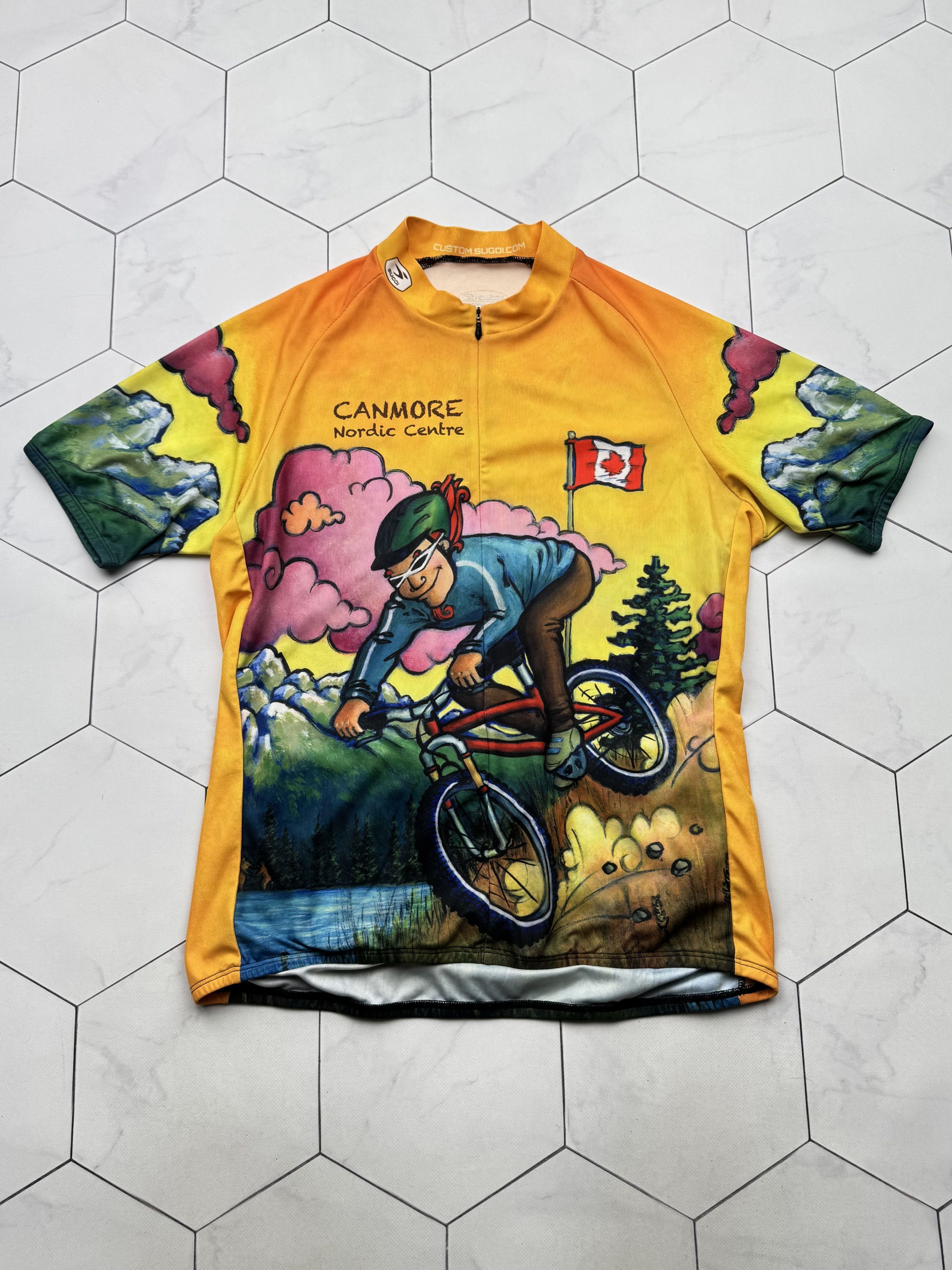 Japanese Brand Sugoi Cycle Jersey (B5) Size US XL / EU 56 / 4 - 1 Thumbnail