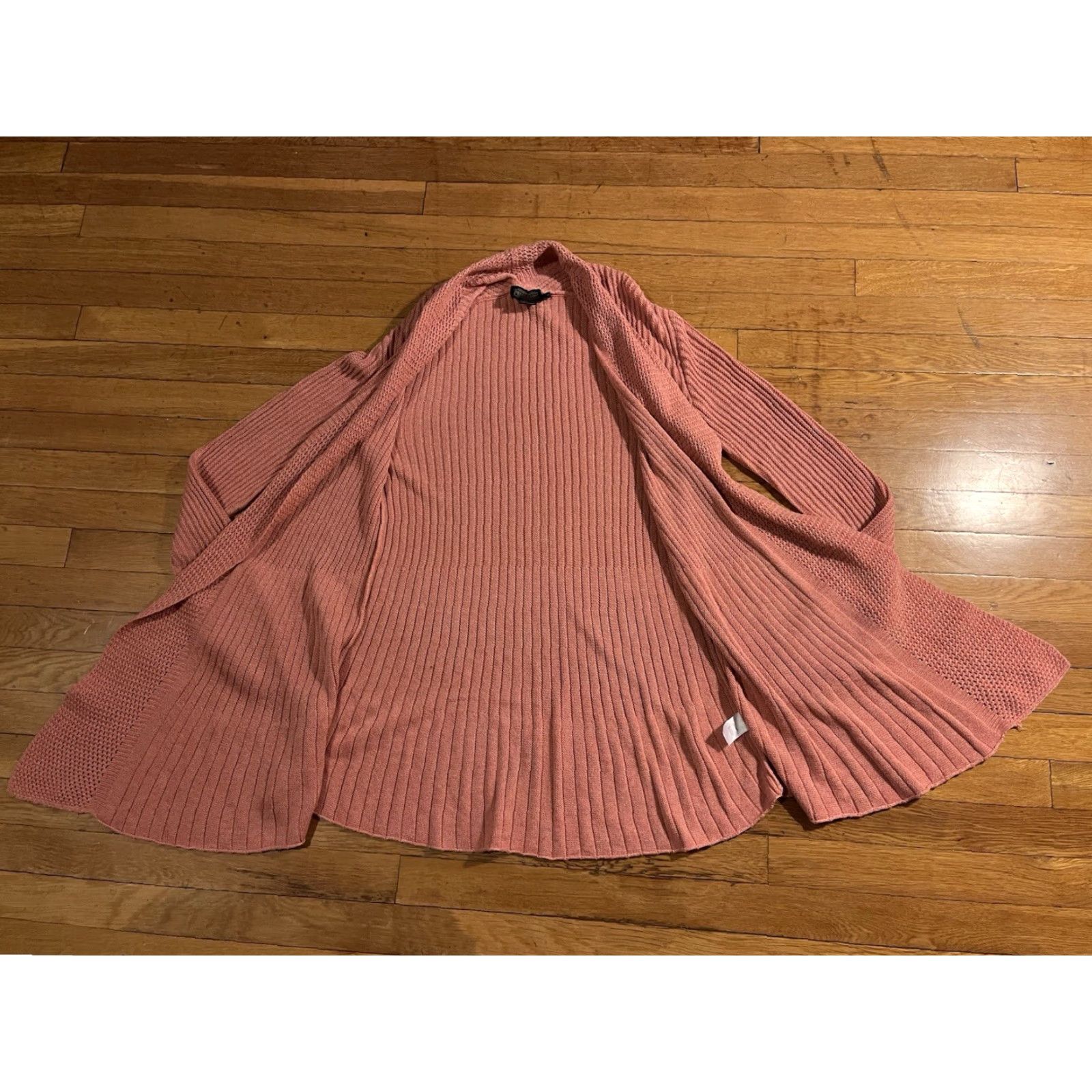 Pendleton VINTAGE Pendleton Cardigan Sweater Women’s M Pink Ribbed Long Open Size M / US 6-8 / IT 42-44 - 7 Thumbnail