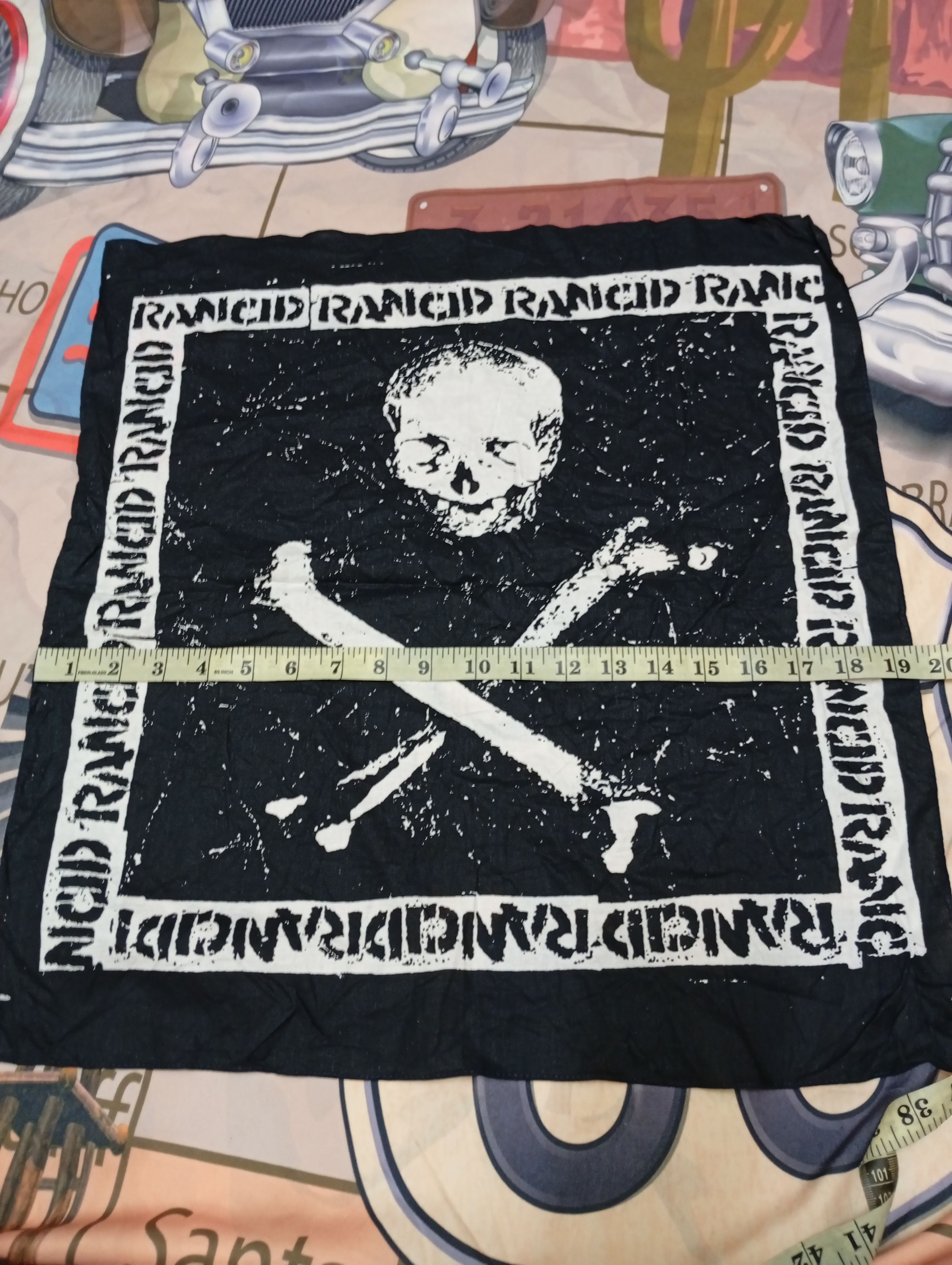 Punk and Yo Handkerchief X bandana X rancid band Size ONE SIZE - 2 Thumbnail