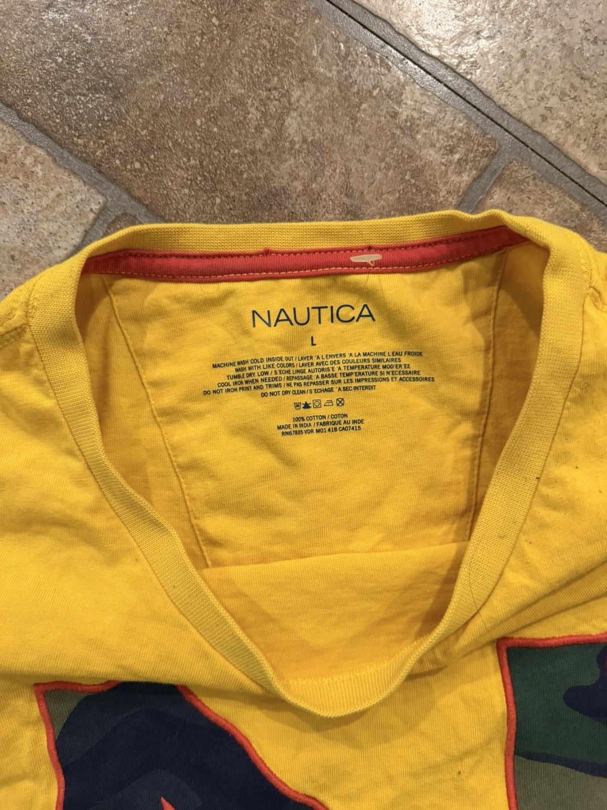 Nautica Nautica -yellow long sleeve Size US L / EU 52-54 / 3 - 2 Thumbnail