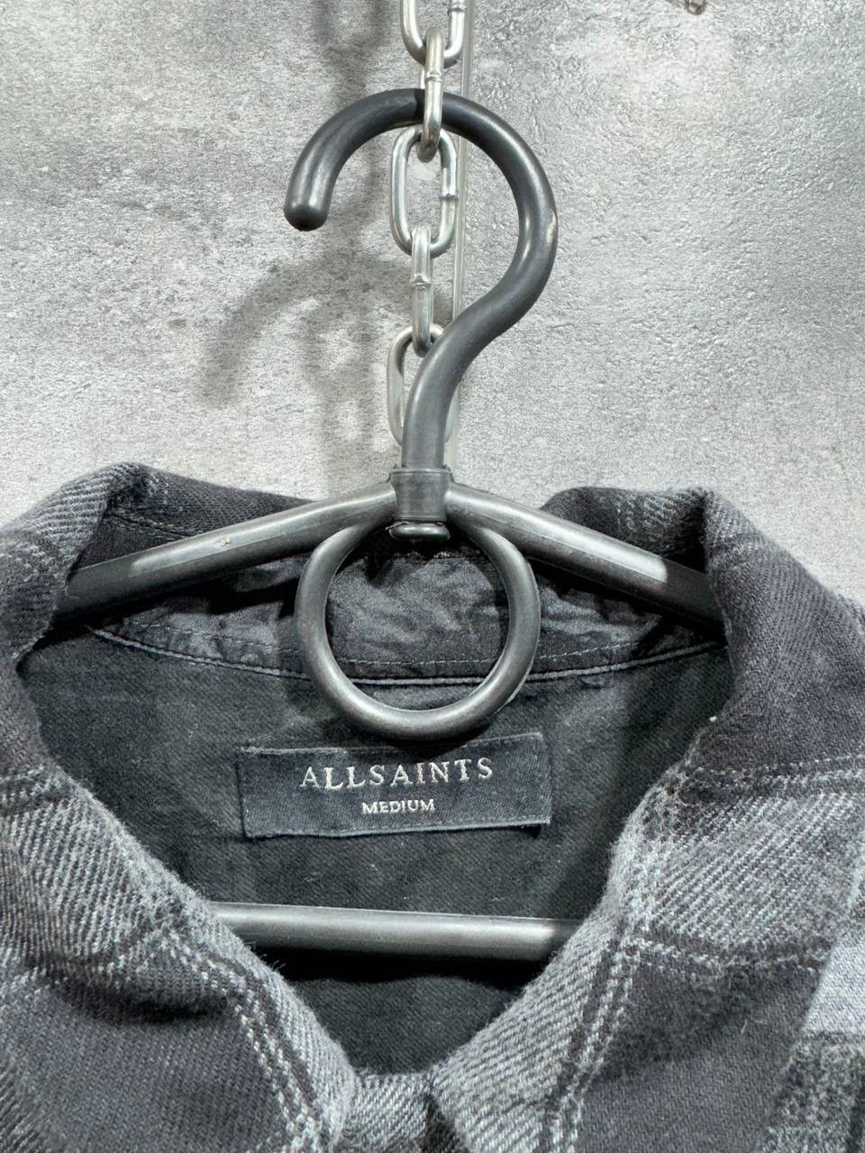 Allsaints AllSaints Cotton Flannel Plaid Kapelle Long Sleeve Shirt Size US M / EU 48-50 / 2 - 2 Thumbnail