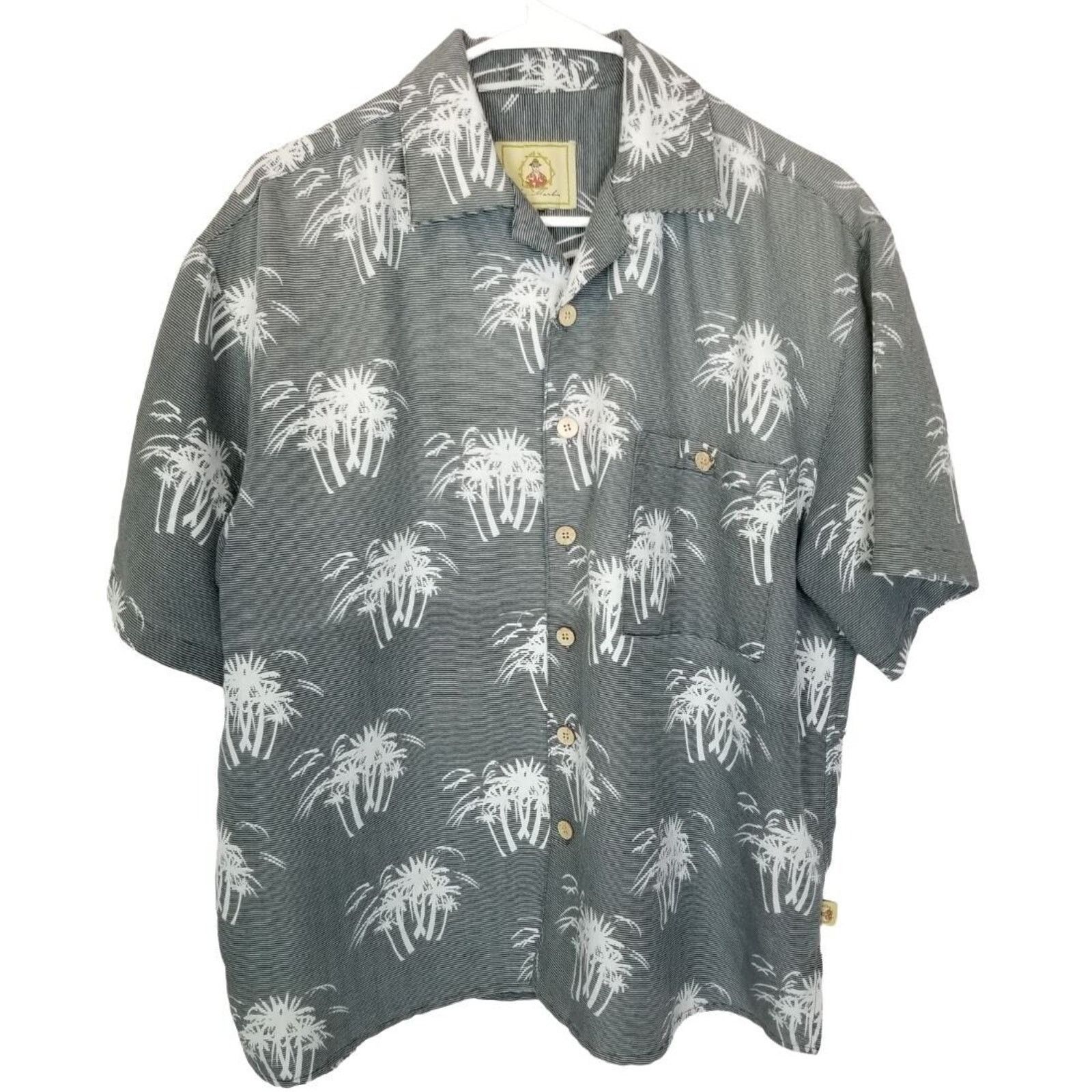 Baja Joe Vintage Joe Marlin Mens Palm Tree Print Hawaiian Shirt XL Size US XL / EU 56 / 4 - 1 Thumbnail