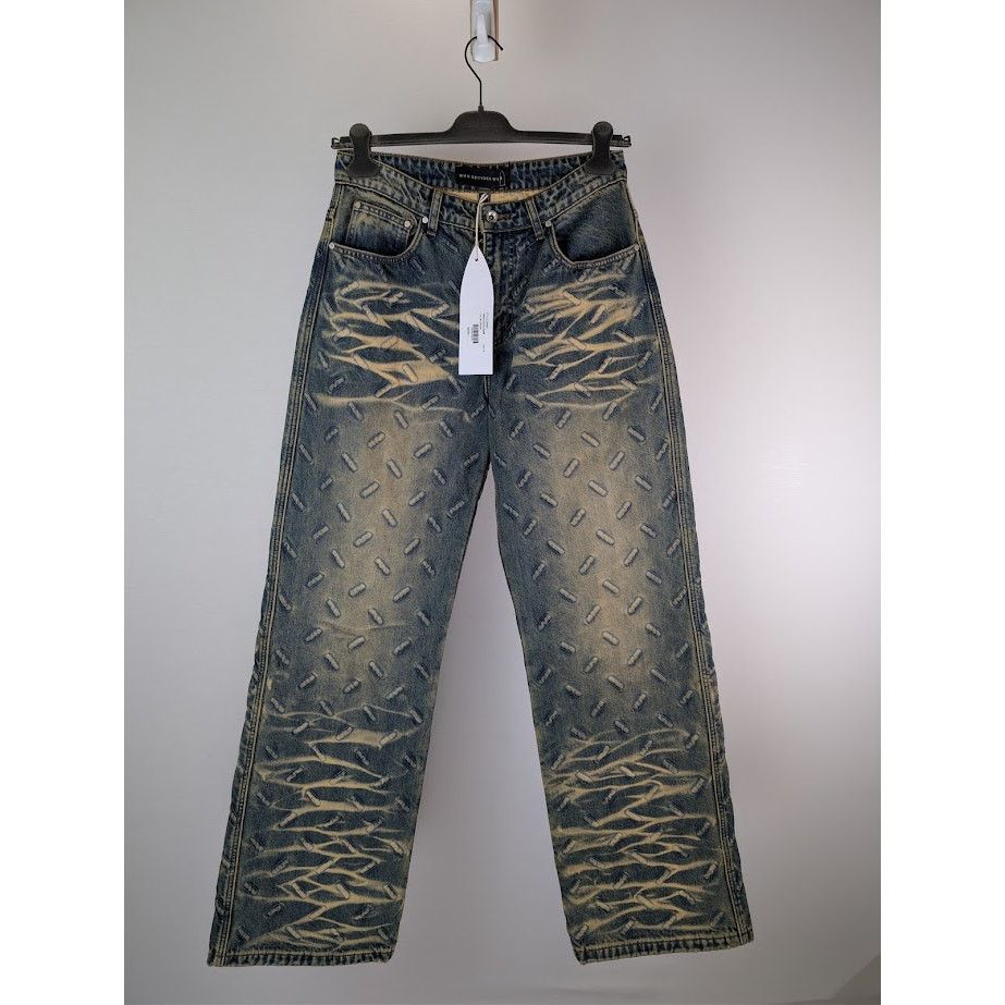 Who Decides War o1rshd1 Thread Plate Denim Jeans in Denim Size US 30 / EU 46 - 1 Thumbnail