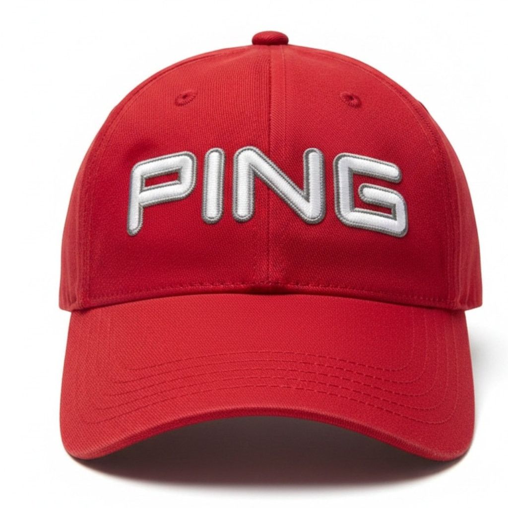 PING Ping G10 Hat Cap Red Adjustable Strapback Golf Tournament Size ONE SIZE - 1 Thumbnail