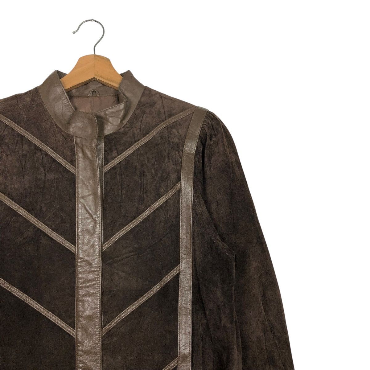 Japanese Brand 🔥VINTAGE BOMBER LEATHER JACKET SOFT HOUSTAN Size US M / EU 48-50 / 2 - 8 Thumbnail