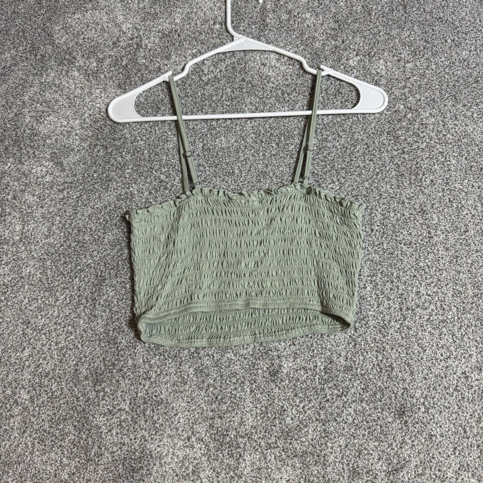 Other Smocked Cropped Top Women M Fairycore Coquette Y2K Inspired Size M / US 6-8 / IT 42-44 - 5 Thumbnail